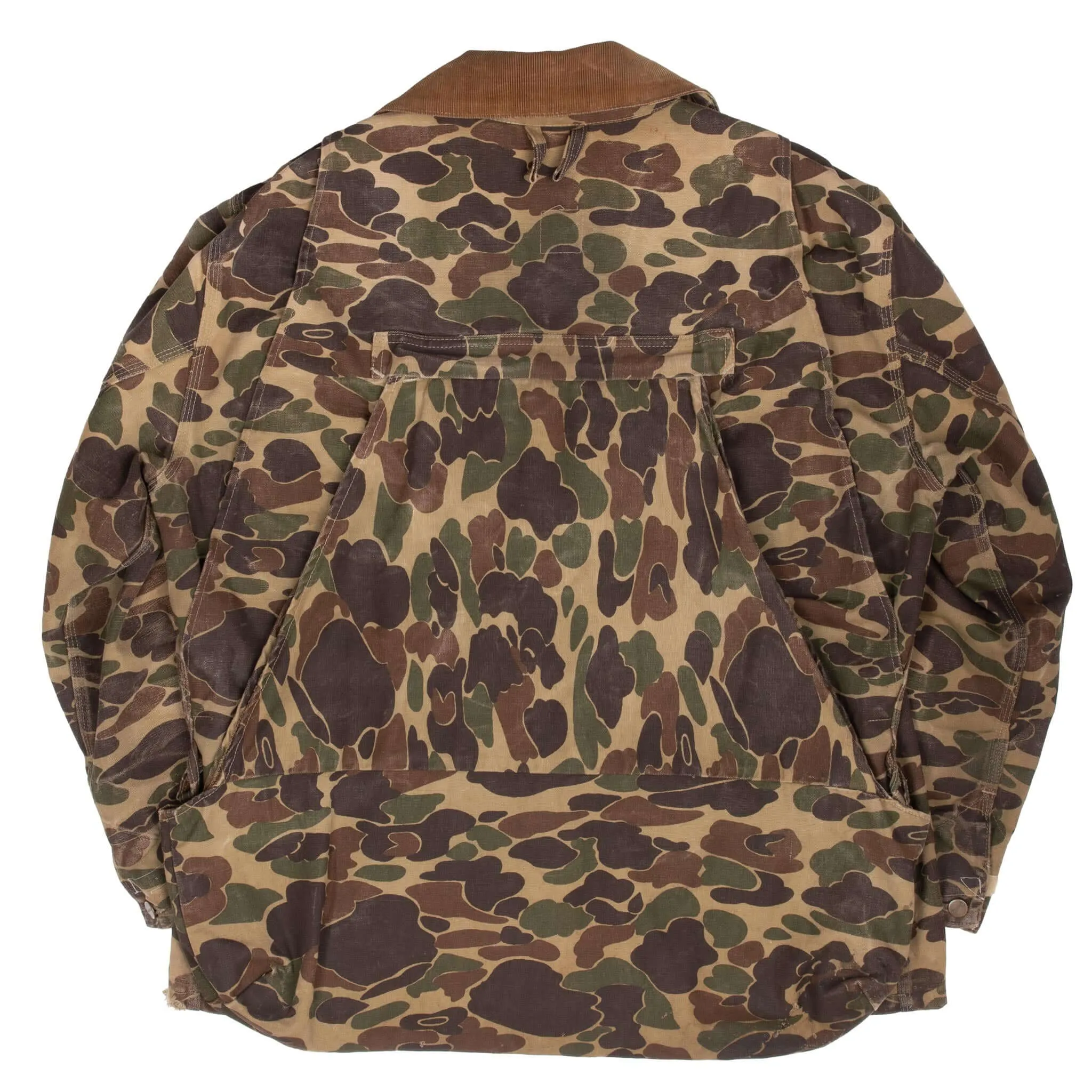 VINTAGE CARHARTT DUCK CAMO HUNTER JACKET CU253 SIZE XL MADE IN USA