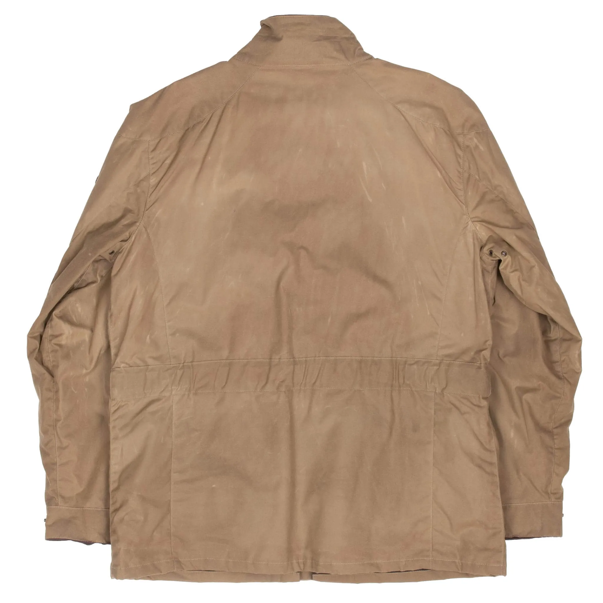VINTAGE HACKETT BEIGE WAX JACKET XL MADE IN ENGLAND