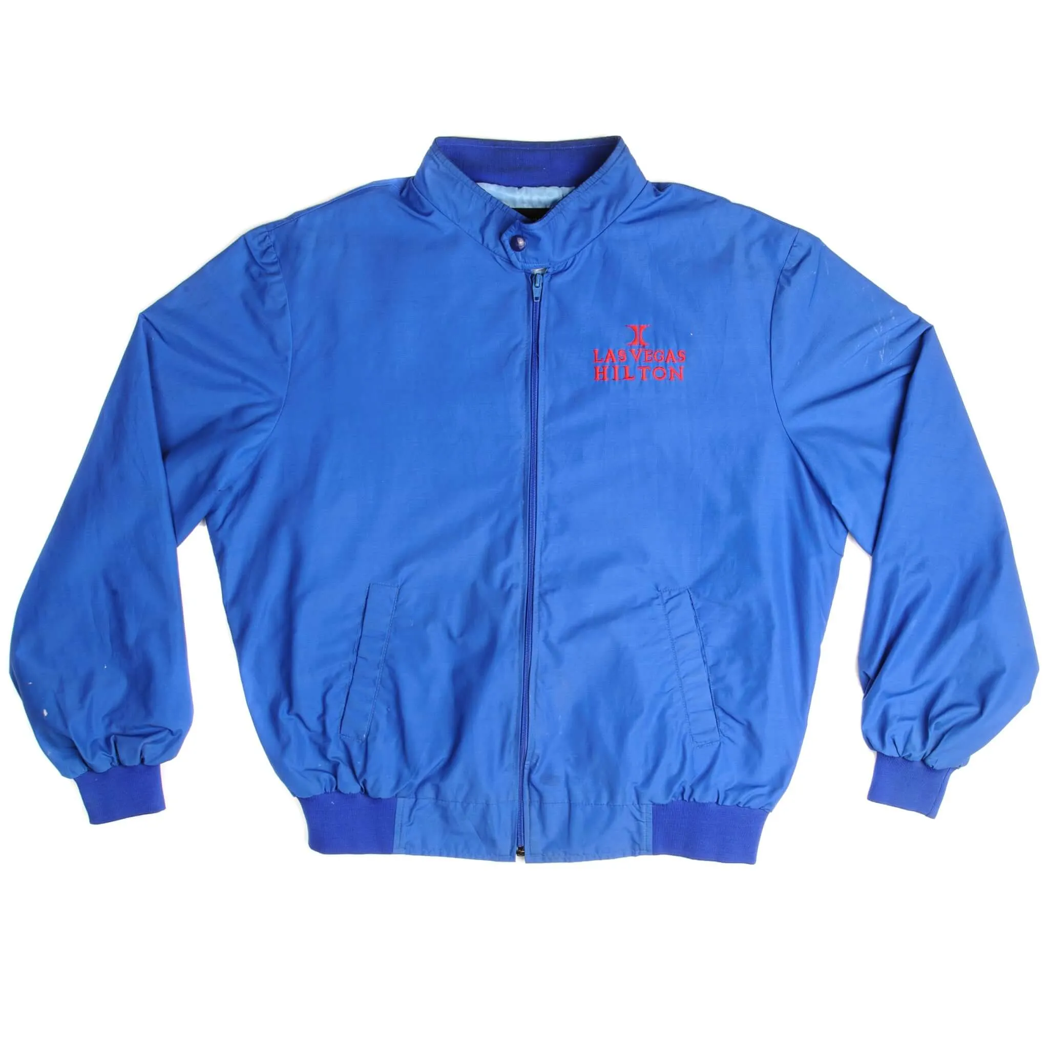 VINTAGE MIKE TYSON BOXING MATCH NYLON JACKET 1987 SIZE LARGE