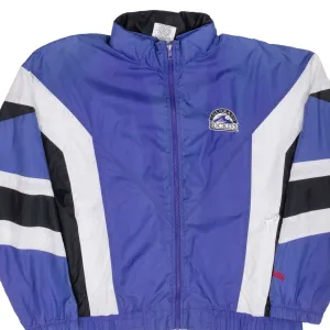 VINTAGE MLB COLORADO ROCKIES WINDBREAKER JACKET 1990S LARGE
