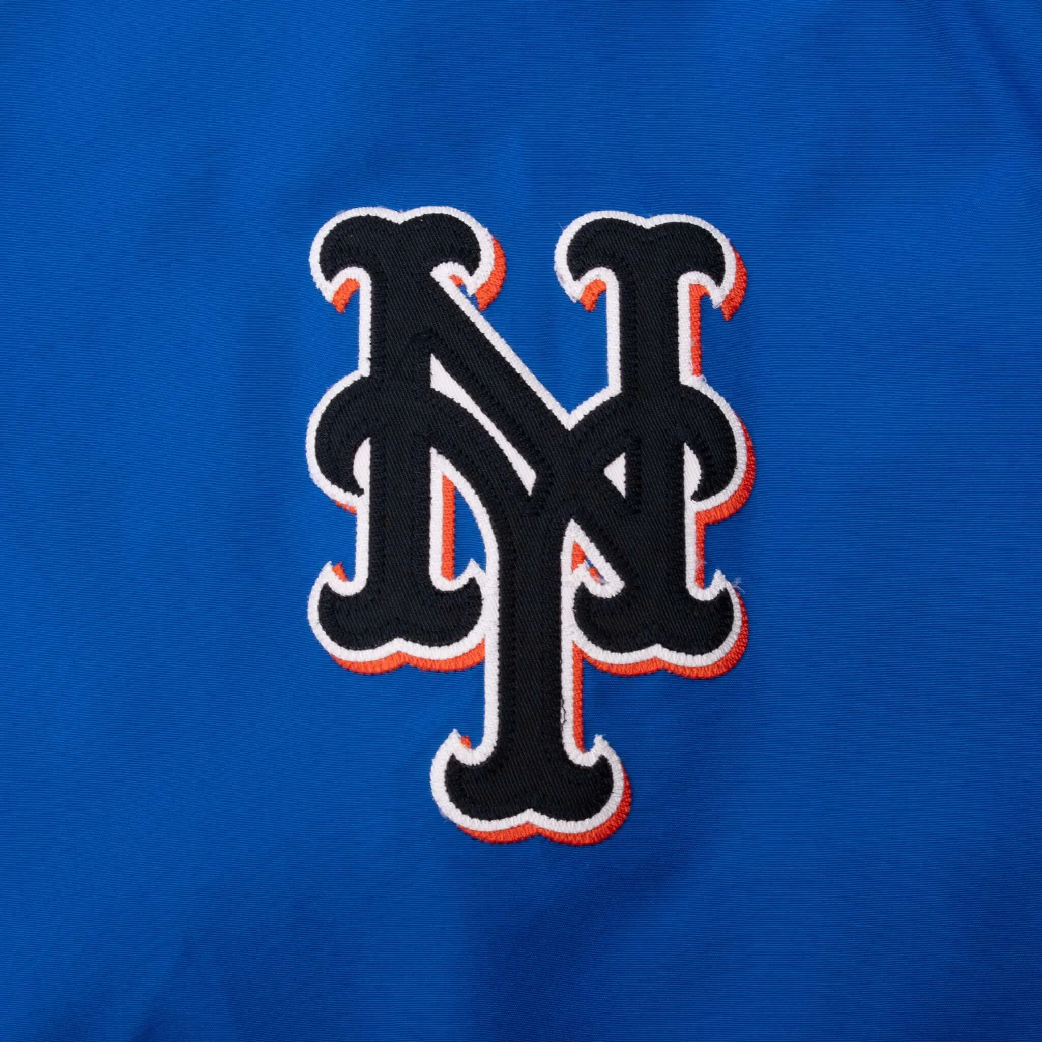 VINTAGE MLB NEW YORK METS SHORT SLEEVE PULLOVER WINDBREAKER 2000S LARGE