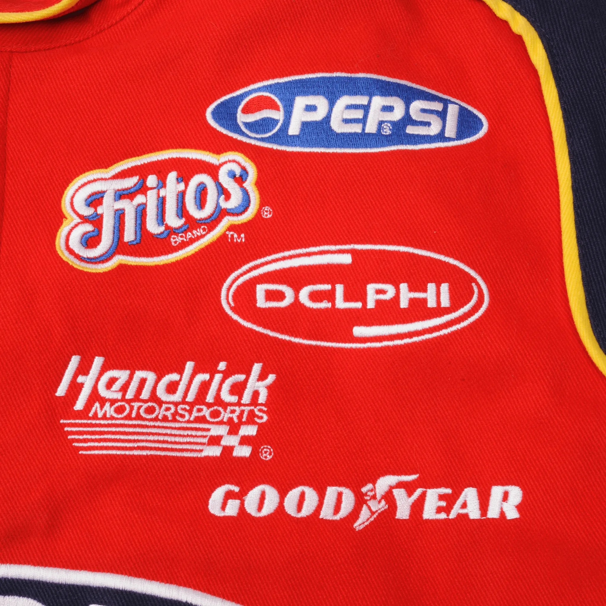 VINTAGE NASCAR JEFF GORDON RACING JACKET 2003 LARGE DEADSTOCK NOS