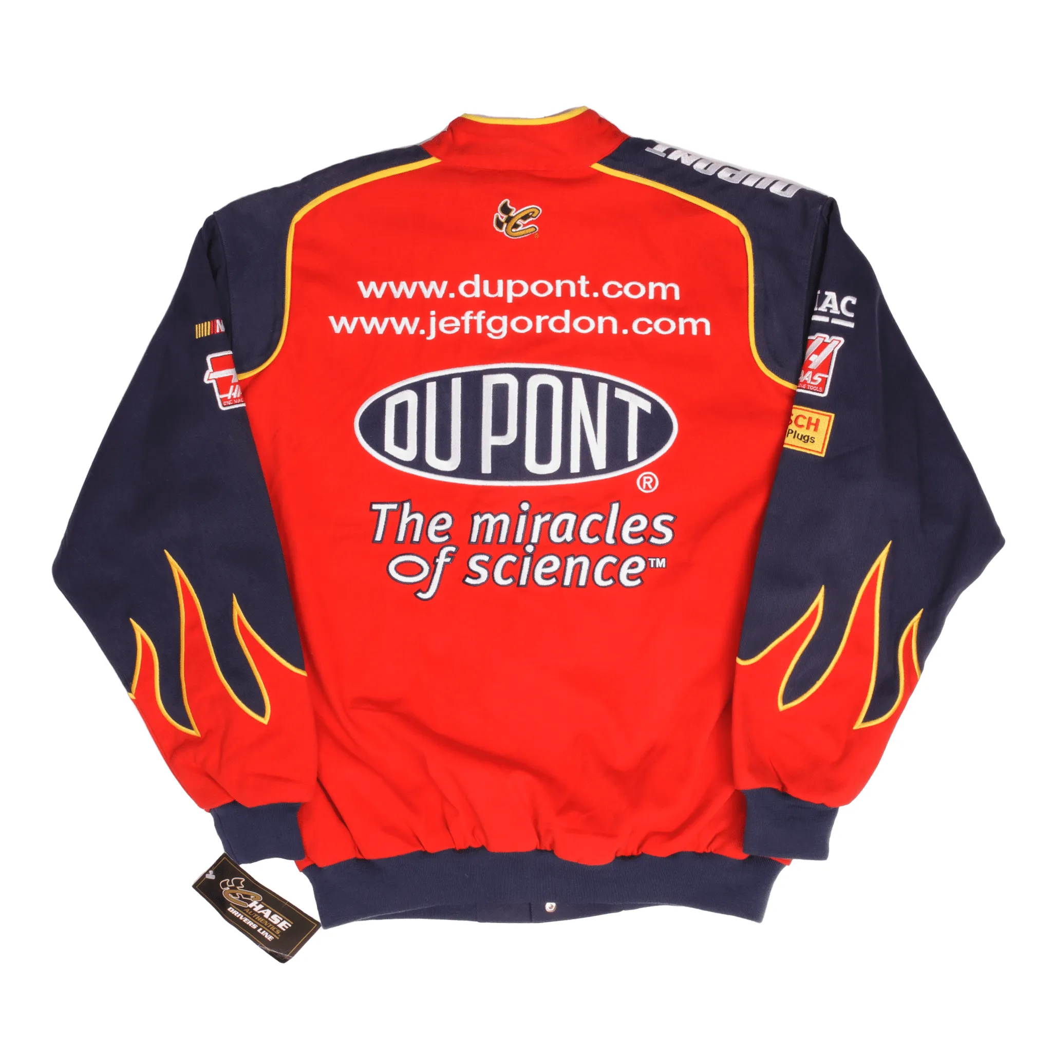 VINTAGE NASCAR JEFF GORDON RACING JACKET 2003 LARGE DEADSTOCK NOS