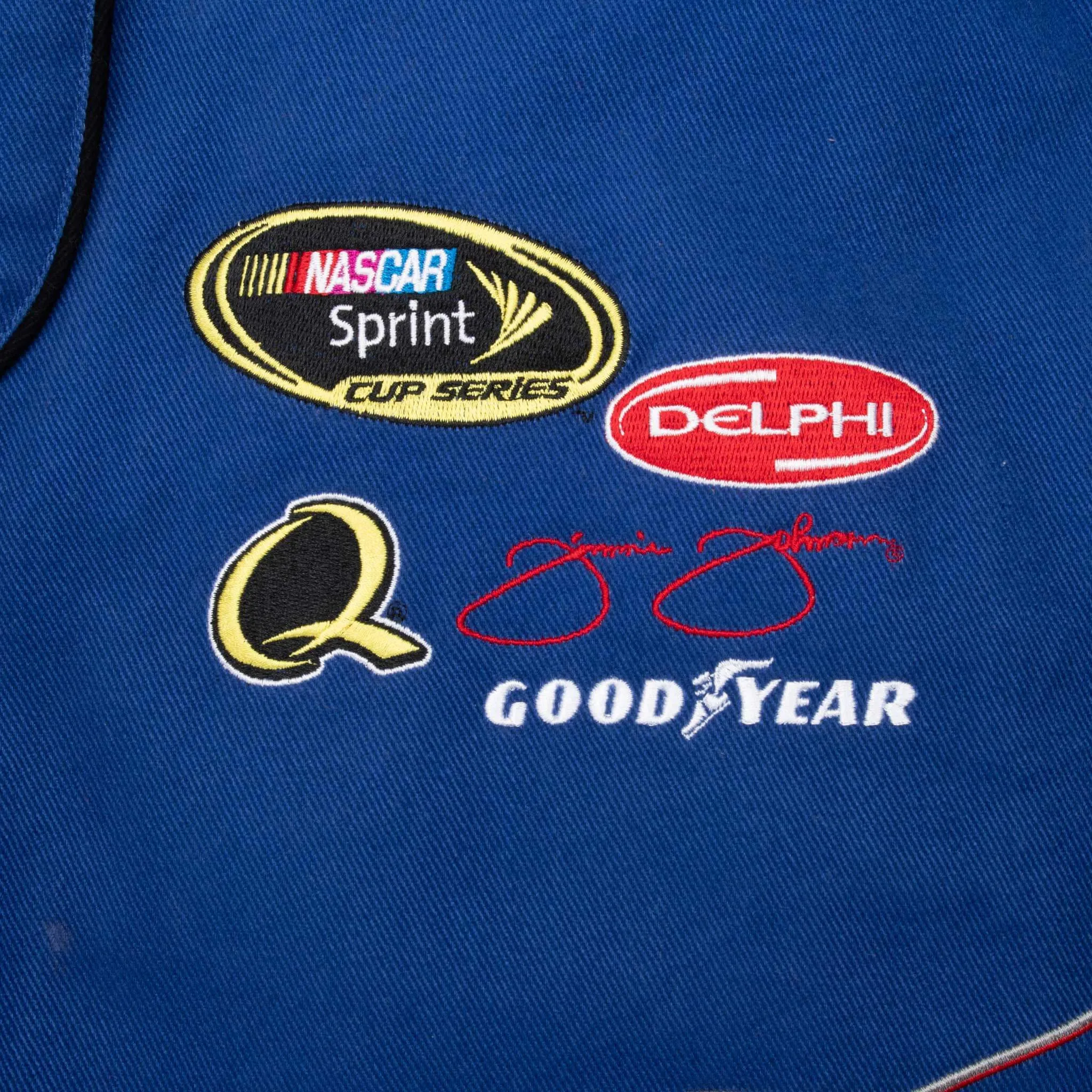 VINTAGE NASCAR JIMMIE JOHNSON LOWE'S RACING JACKET 2000S XL