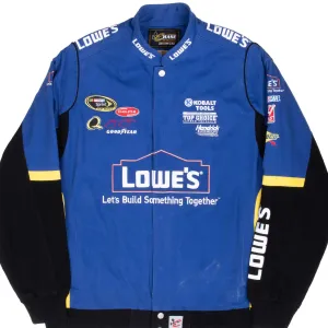 VINTAGE NASCAR JIMMIE JOHNSON LOWE'S RACING JACKET 2000S XL