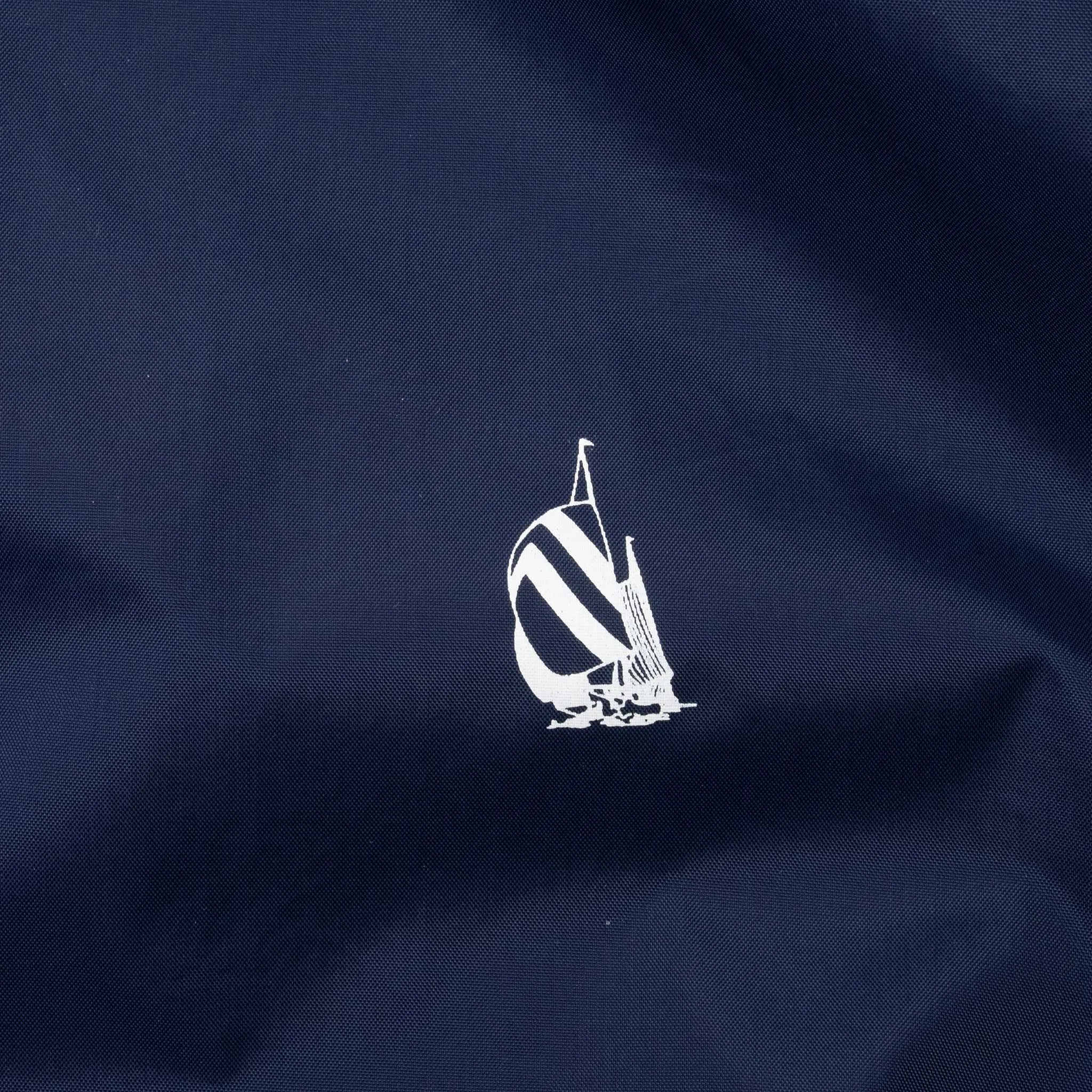 VINTAGE NAUTICA BLUE WINDBREAKER BOMBER JACKET 1990S LARGE