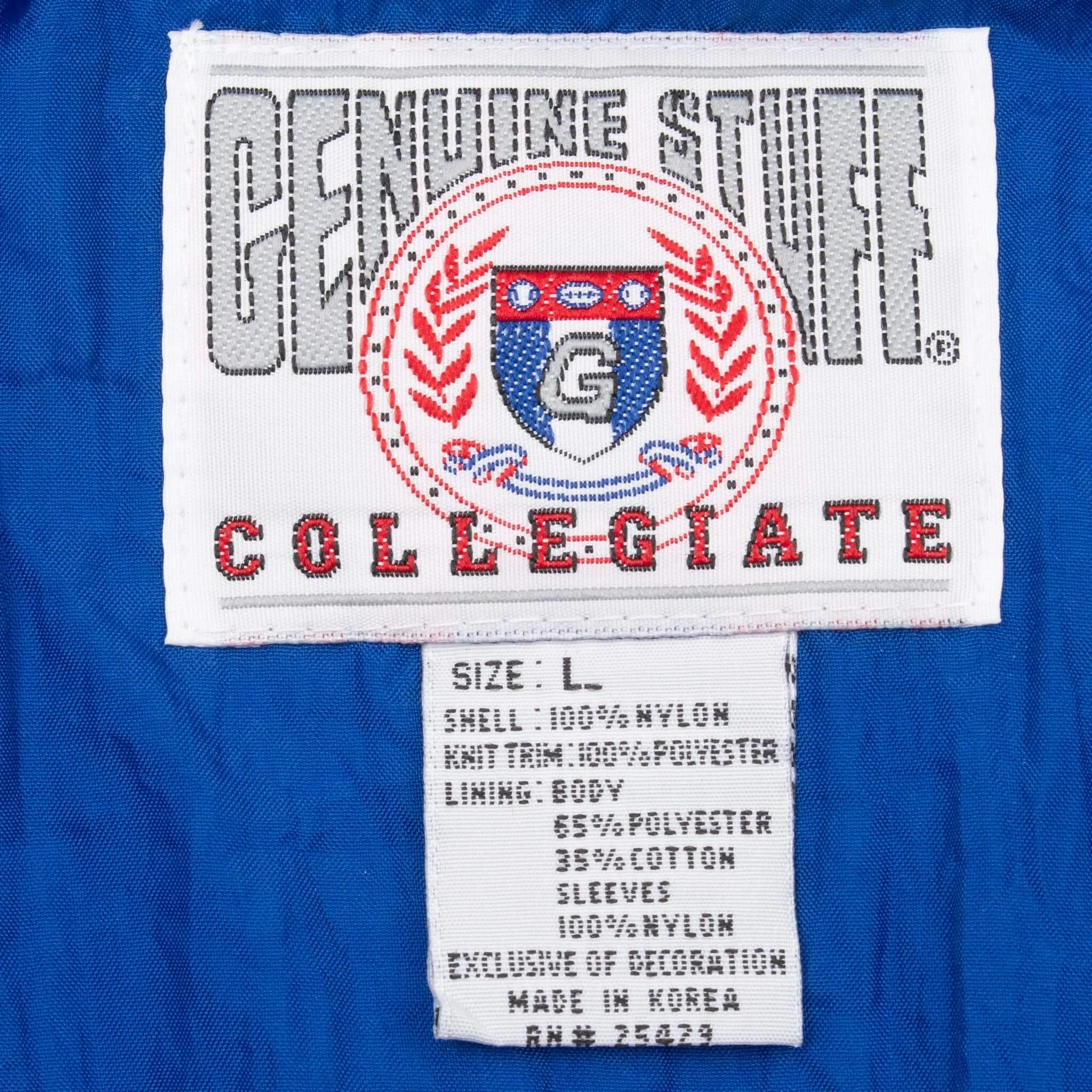 VINTAGE NCAA KANSAS UNIVERSITY PULLOVER WINDBREAKER JACKET 1990S LARGE