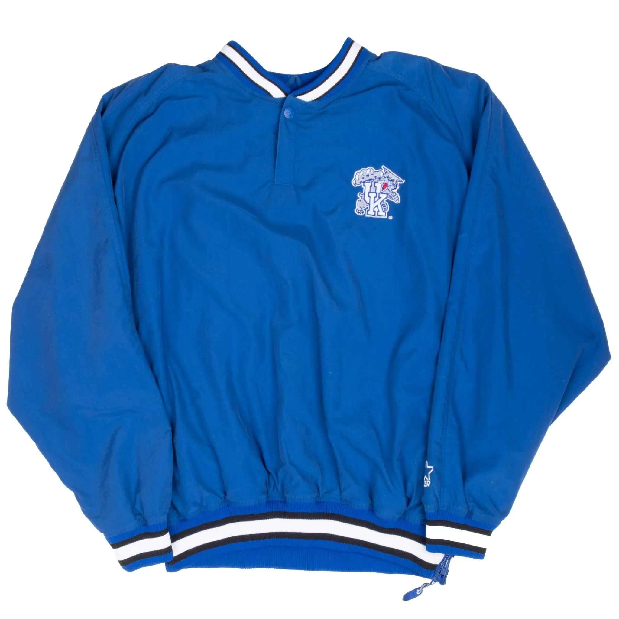 VINTAGE NCAA KENTUCKY WILDCATS PULLOVER WINDBREAKER STARTER JACKET 1990S XL