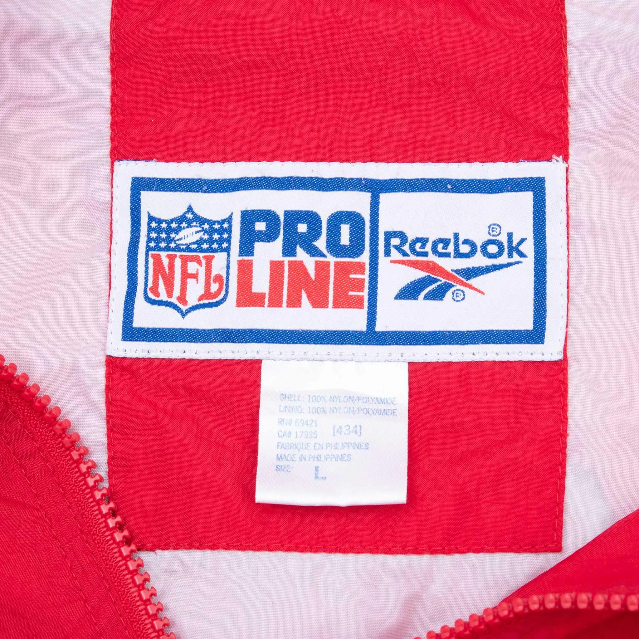 VINTAGE NFL ATLANTA FALCONS REEBOK WINDBREAKER JACKET 1990S LARGE