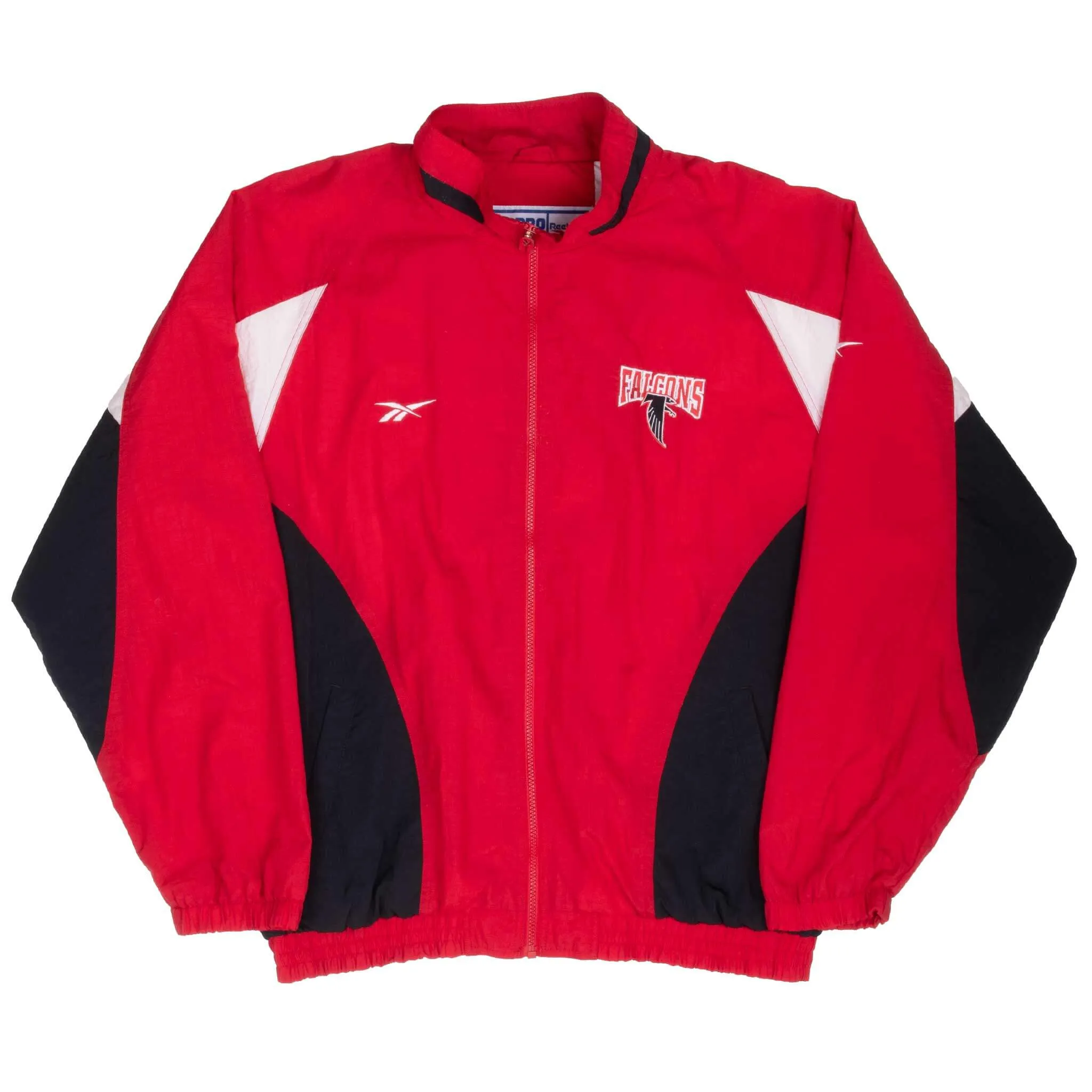 VINTAGE NFL ATLANTA FALCONS REEBOK WINDBREAKER JACKET 1990S LARGE