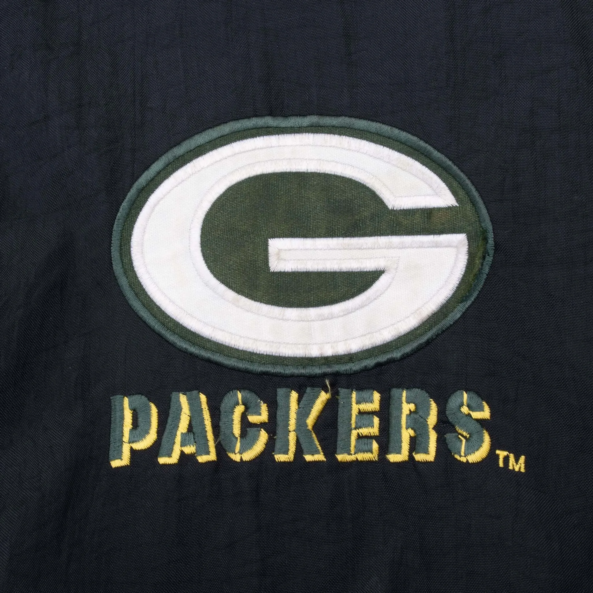 VINTAGE NFL GREEN BAY PACKERS 1990S PRO PLAYER PUFFER JACKET 1990S LARGE