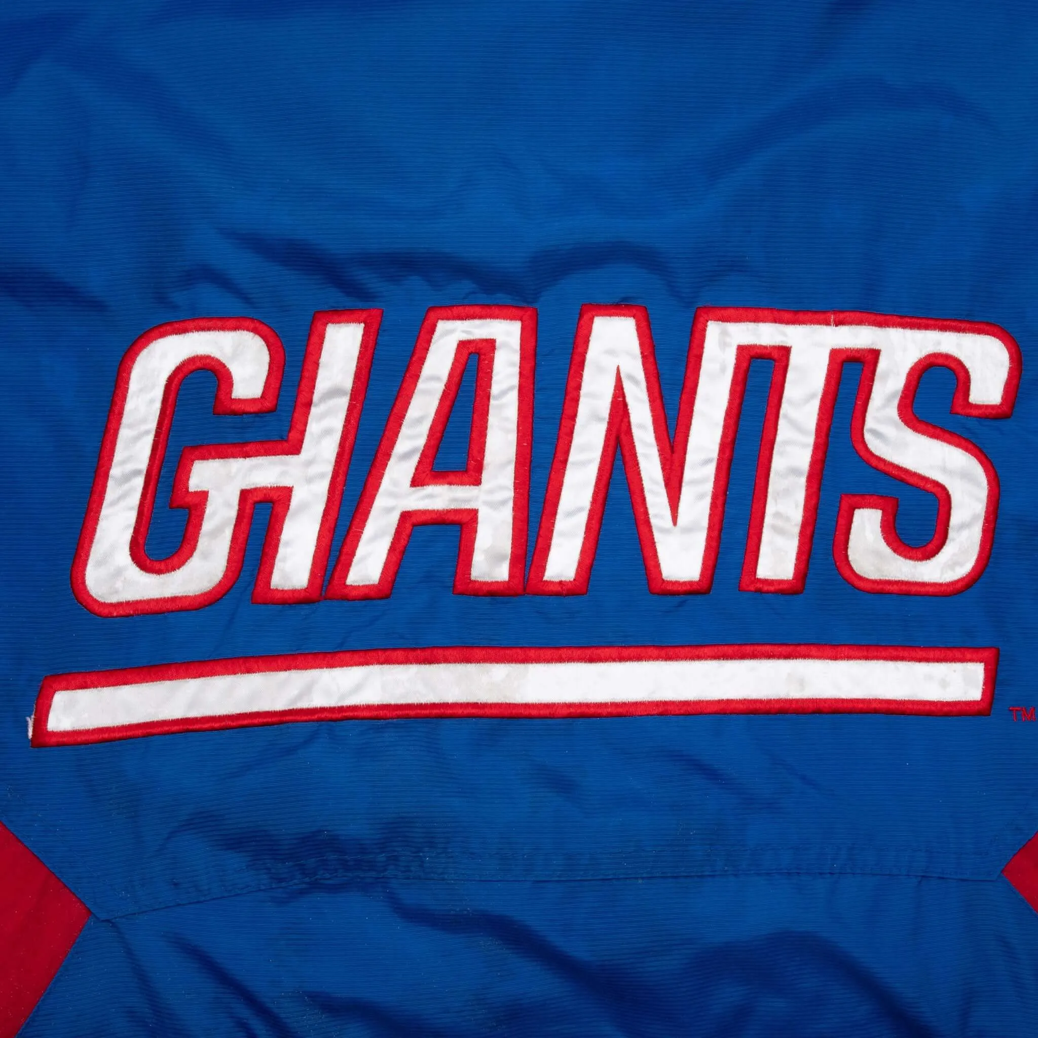 VINTAGE NFL NEW YORK GIANTS HEAVY PULLOVER STARTER JACKET 1990S XL