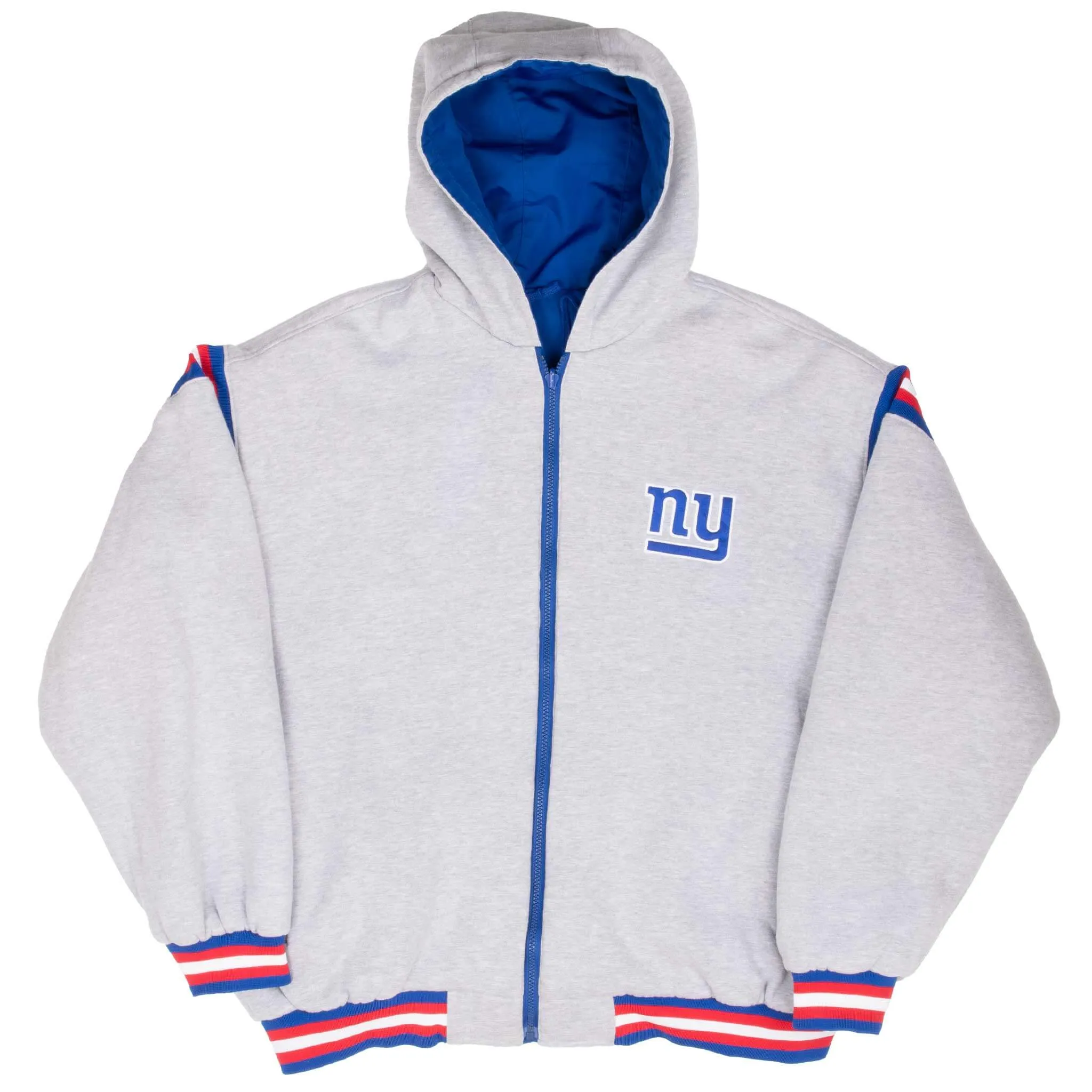 VINTAGE NFL NEW YORK GIANTS REVERSIBLE WINDBREAKER JACKET 2000S 2XL