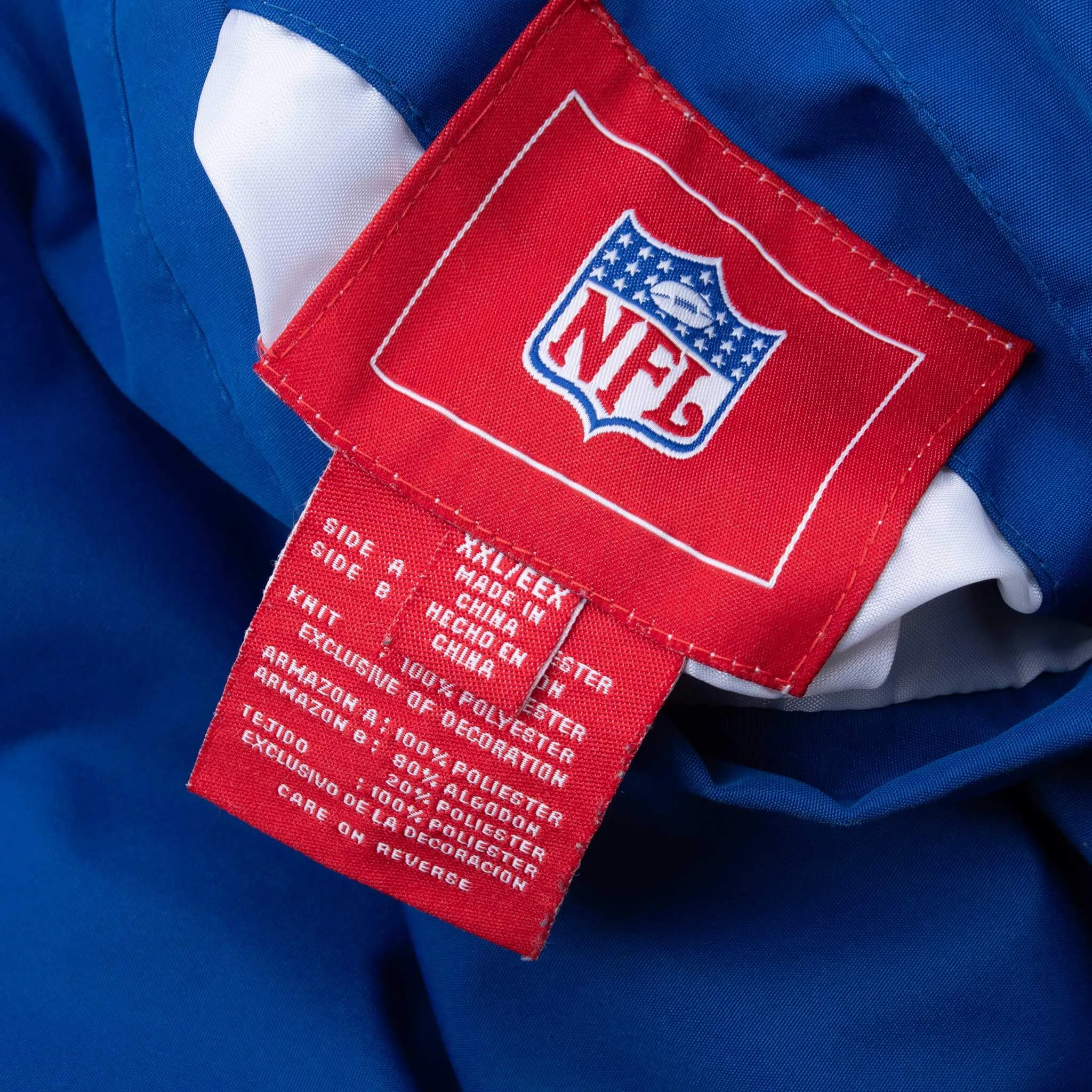 VINTAGE NFL NEW YORK GIANTS REVERSIBLE WINDBREAKER JACKET 2000S 2XL