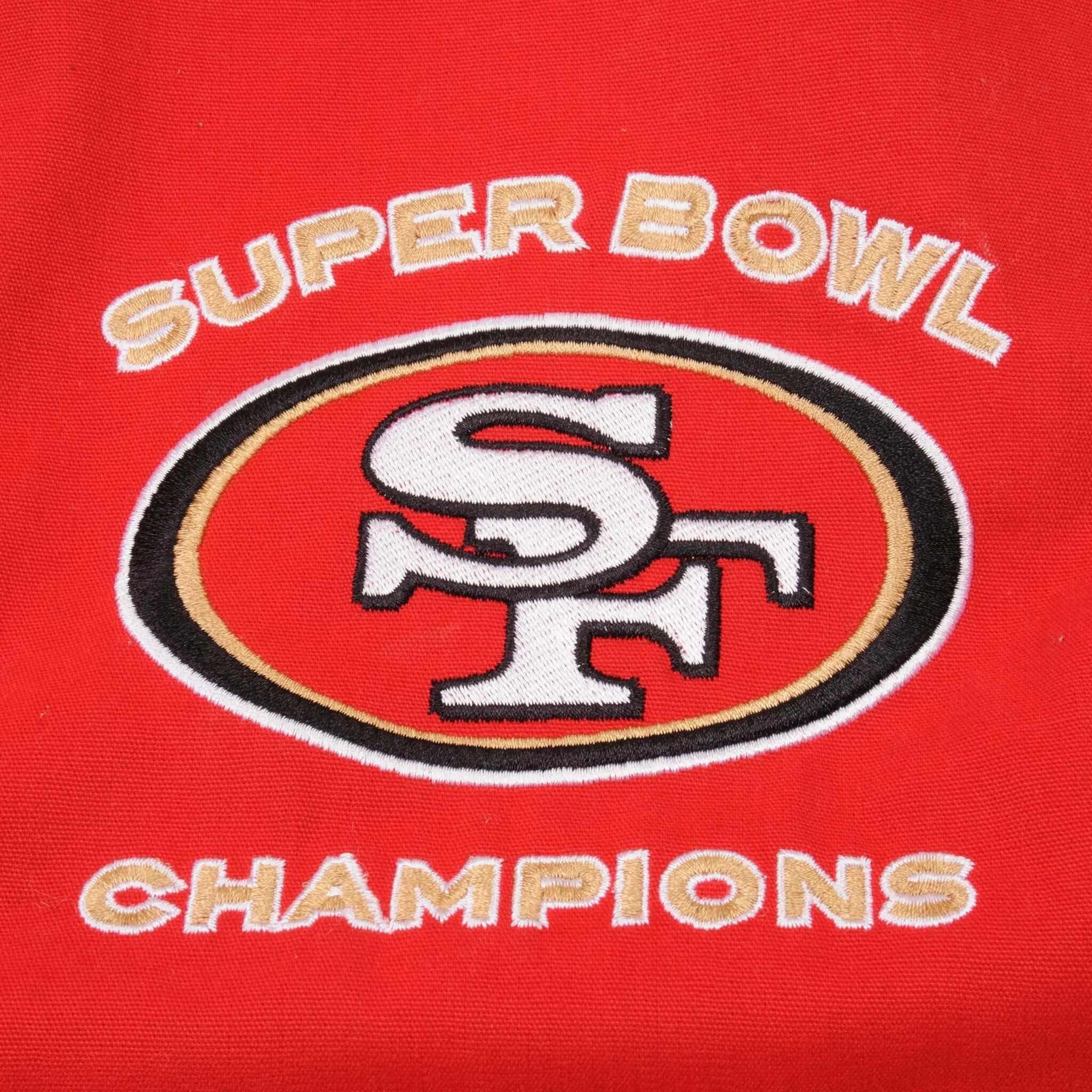 VINTAGE NFL SAN FRANCISCO 49ERS SUPER BOWL CHAMPION JACKET 1990S SIZE LARGE