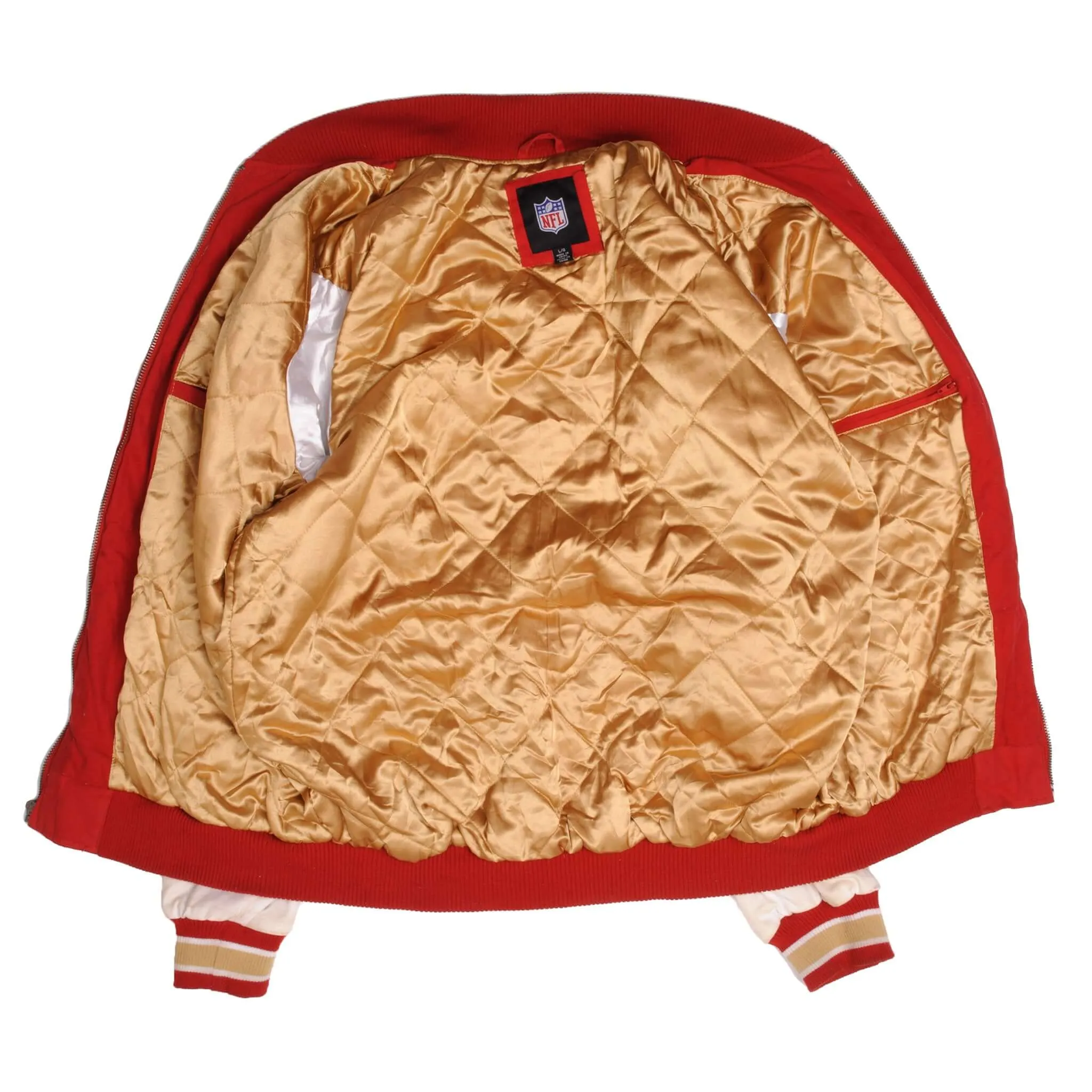 VINTAGE NFL SAN FRANCISCO 49ERS SUPER BOWL CHAMPION JACKET 1990S SIZE LARGE