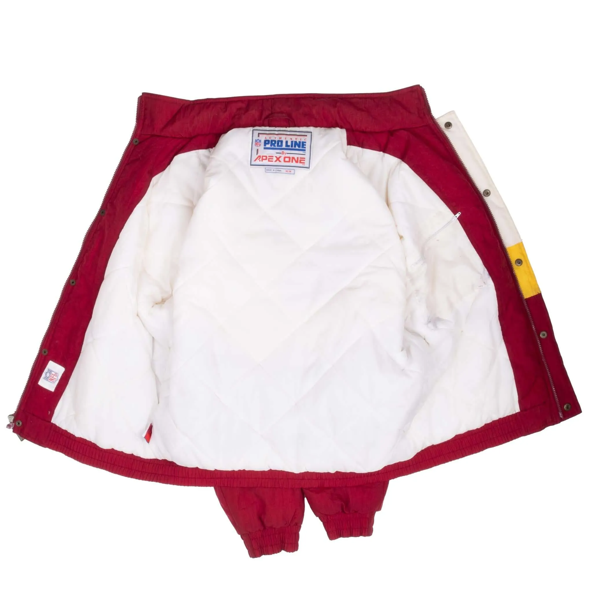VINTAGE NFL WASHINGTON REDSKINS APEX ONE WINDBREAKER JACKET 1990S MEDIUM