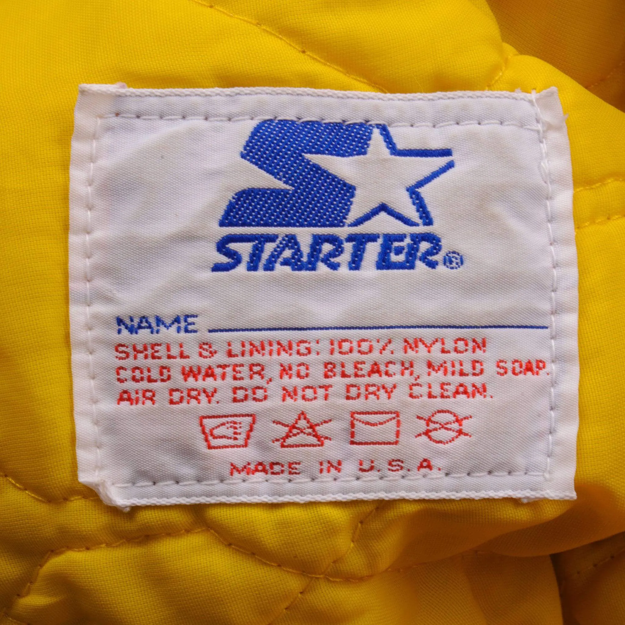 VINTAGE NFL WASHINGTON REDSKINS SATIN STARTER PROLINE JACKET 90S LARGE MADE USA