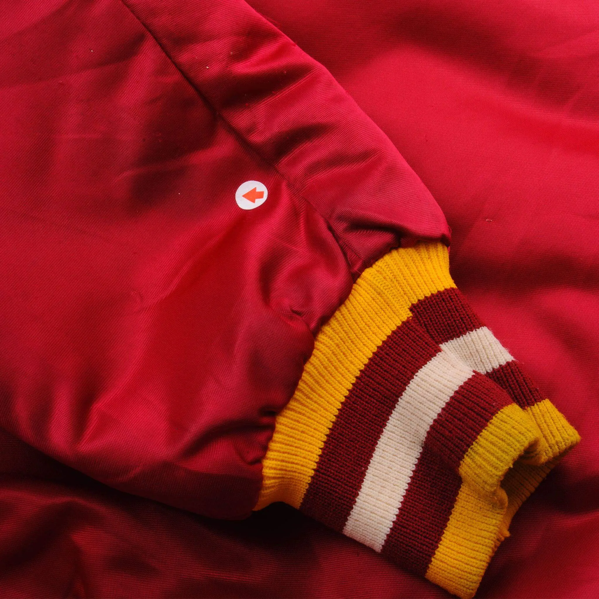 VINTAGE NFL WASHINGTON REDSKINS SATIN STARTER PROLINE JACKET 90S LARGE MADE USA