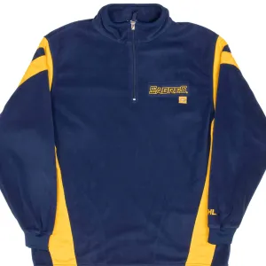 VINTAGE NHL BUFFALO SABRES FLEECE QUARTER ZIP JACKET 2000S LARGE