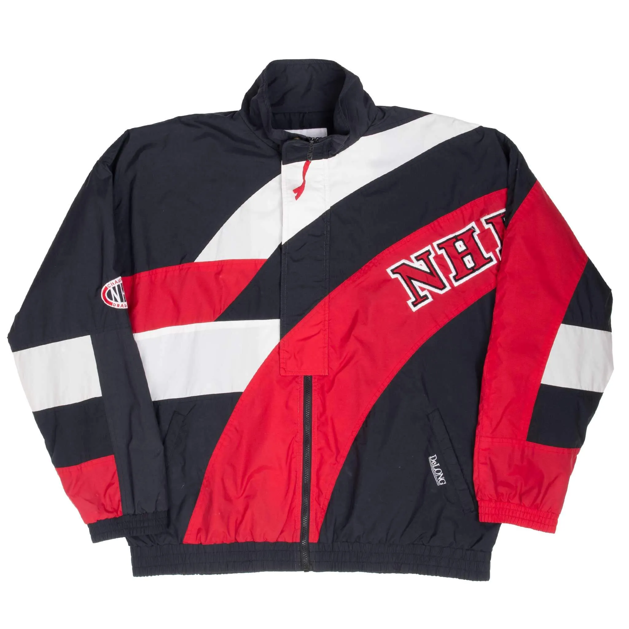 VINTAGE NHRA DRAG RACING DE LONG WINDBREAKER JACKET 1990S XL