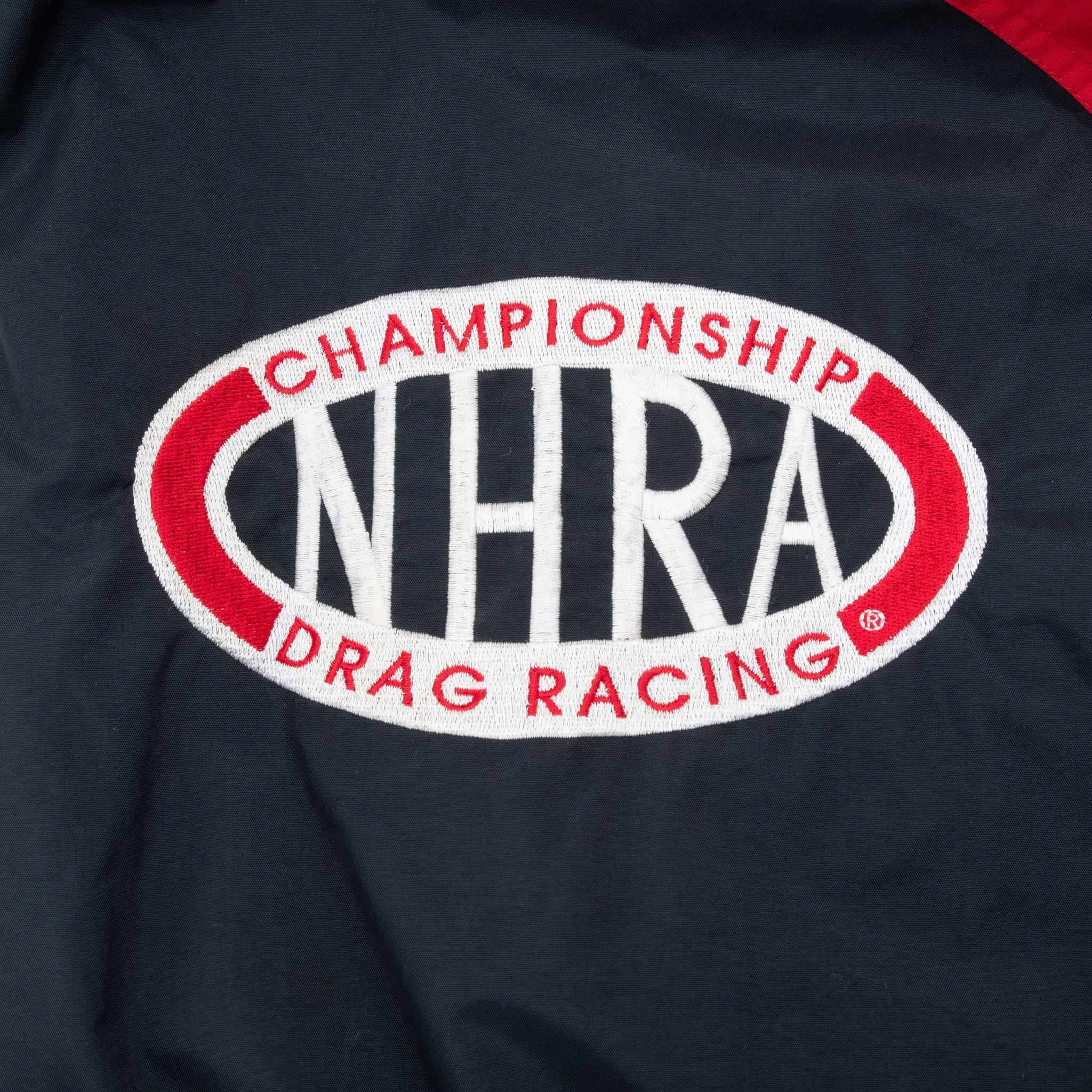 VINTAGE NHRA DRAG RACING DE LONG WINDBREAKER JACKET 1990S XL