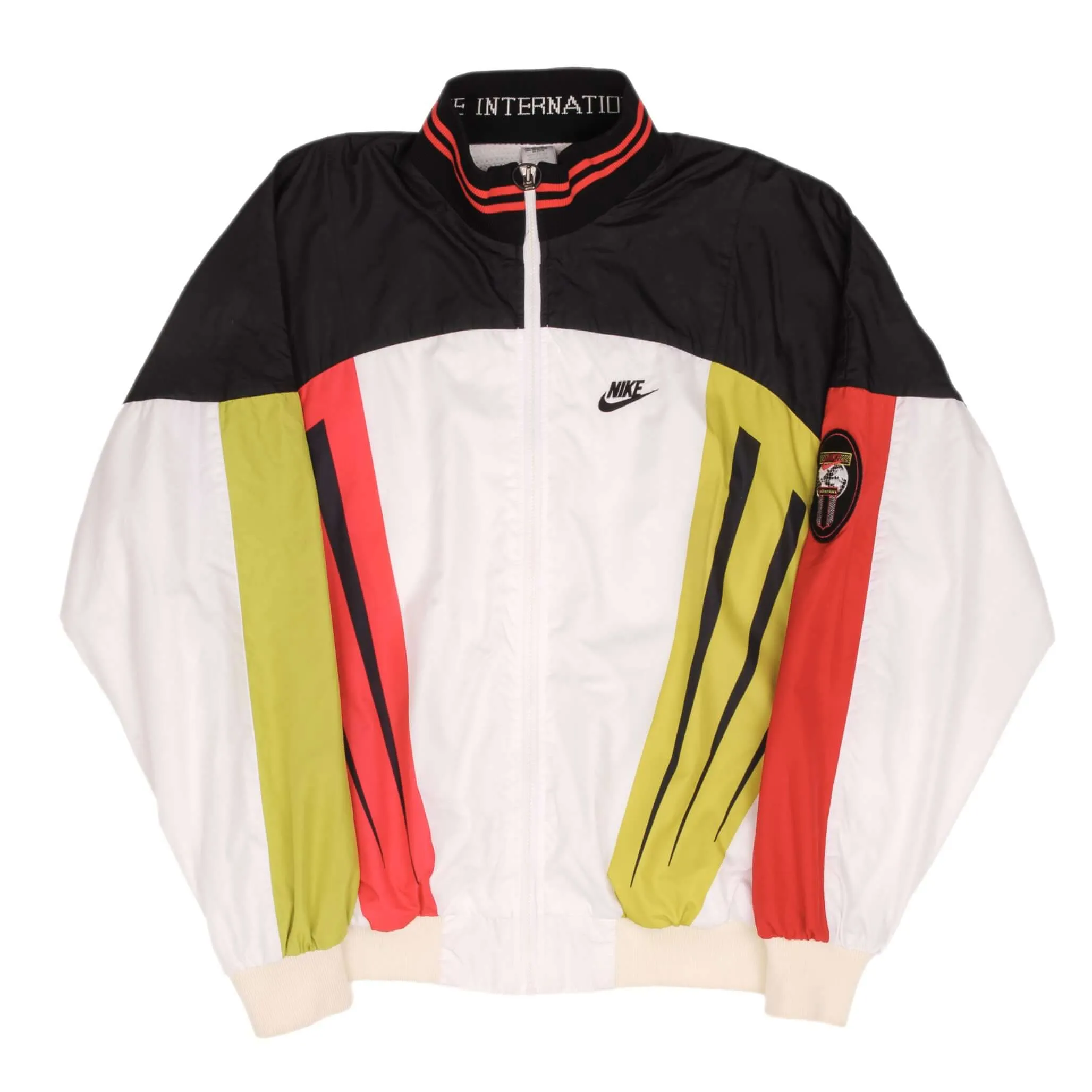 VINTAGE NIKE INTERNATIONAL WINDBREAKER JACKET 1990S SIZE LARGE