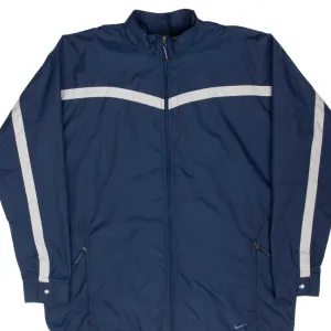 VINTAGE NIKE NAVY BLUE WINDBREAKER JACKET 2000S XL