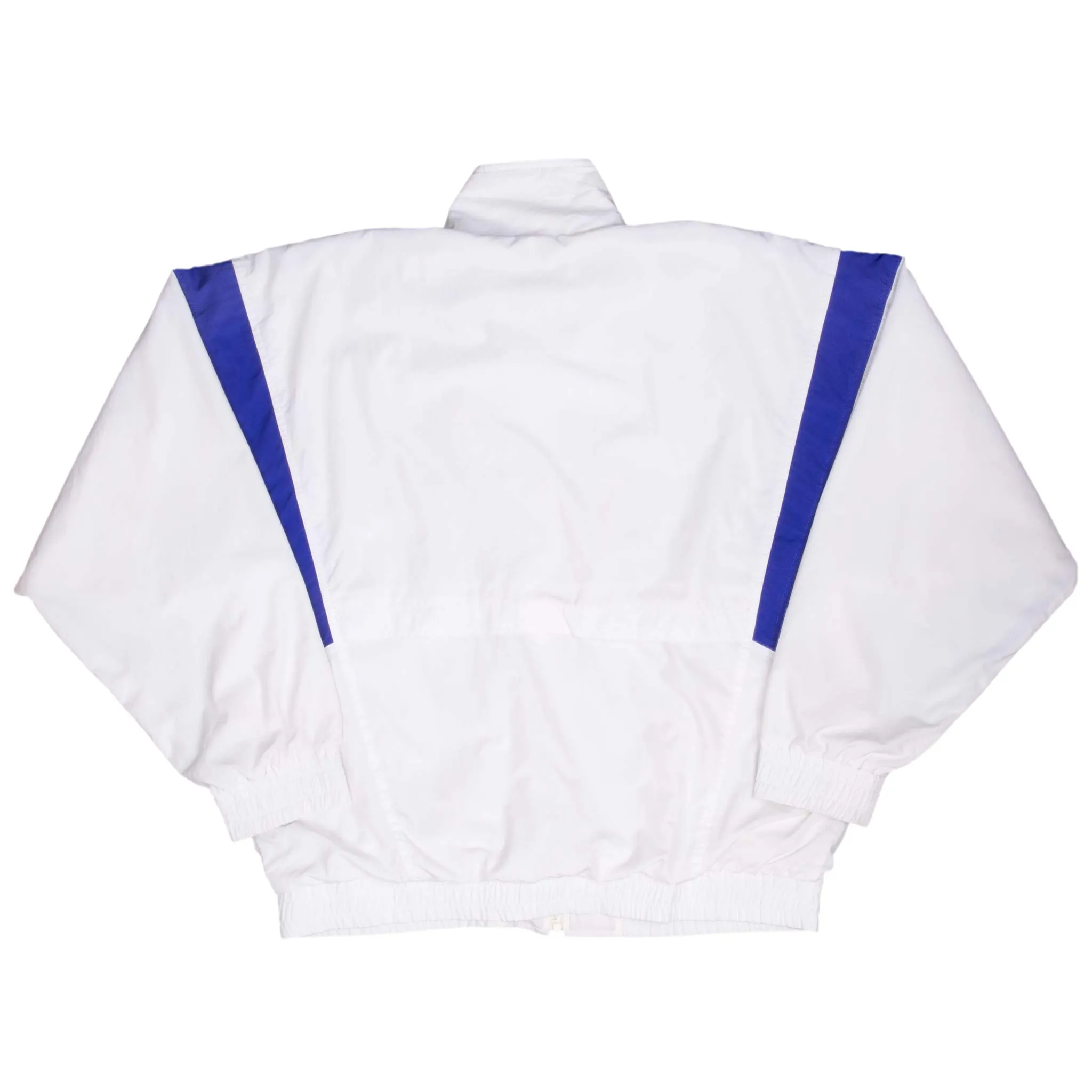VINTAGE NIKE TENNIS WHITE WINDBREAKER JACKET 1990S LARGE