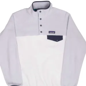 VINTAGE PATAGONIA GREY SYNCHILLA SNAP T FLEECE PULLOVER JACKET 2000S SMALL