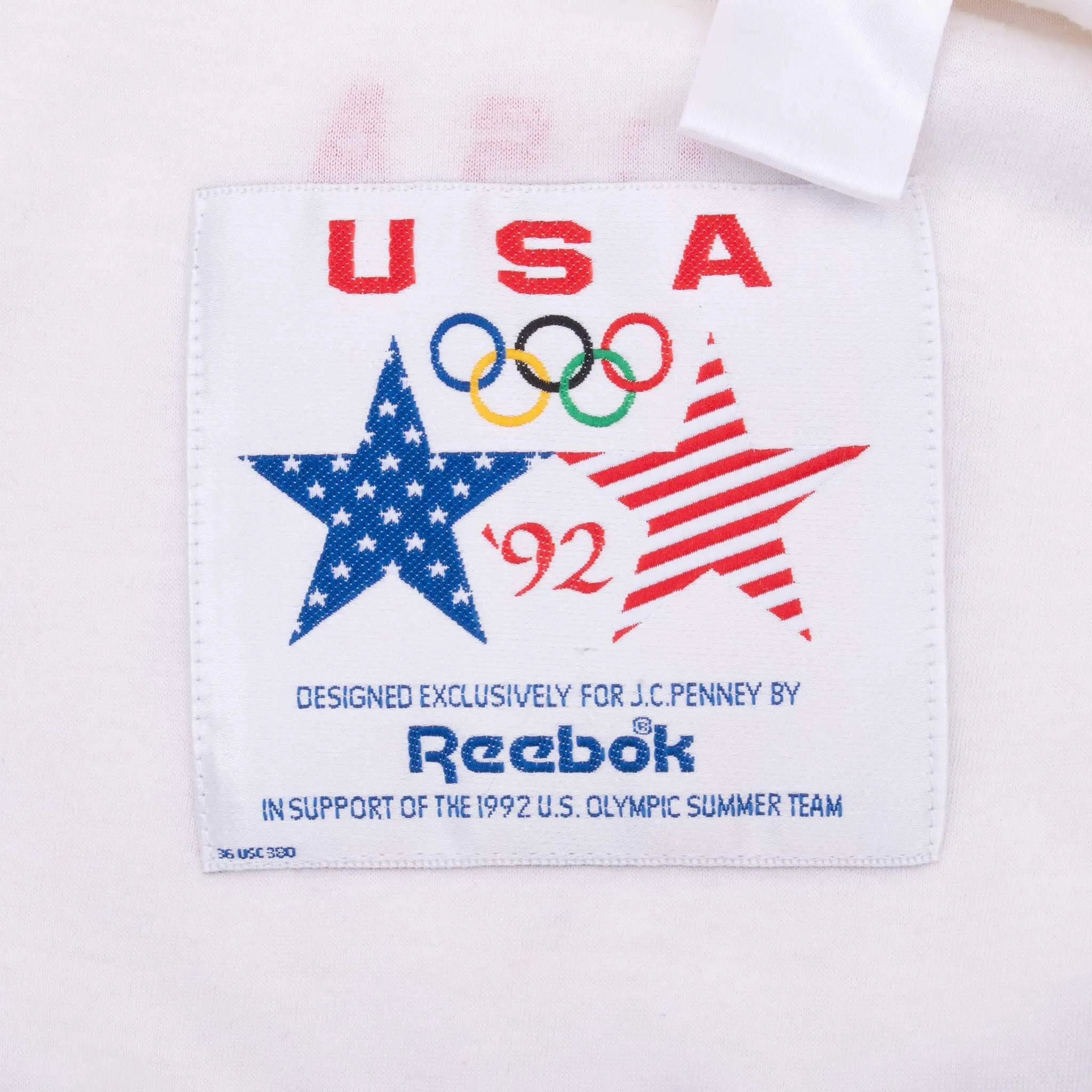 VINTAGE REEBOK USA OLYMPIC TEAM 1992 WINDBREAKER JACKET MEDIUM