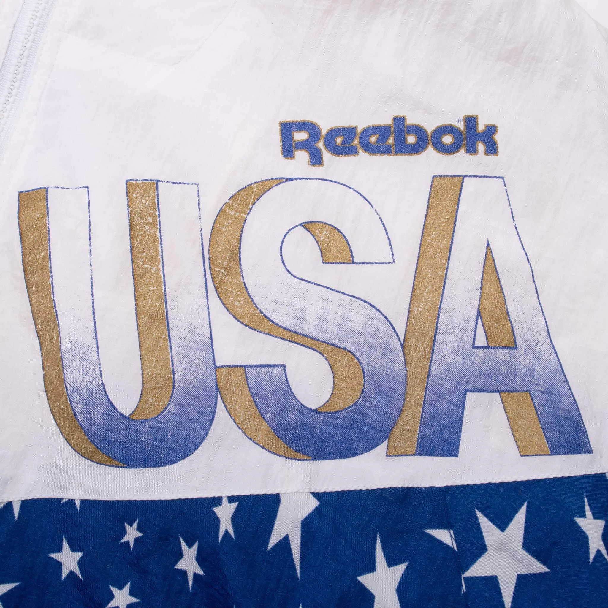 VINTAGE REEBOK USA OLYMPIC TEAM 1992 WINDBREAKER JACKET MEDIUM