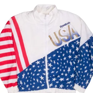 VINTAGE REEBOK USA OLYMPIC TEAM 1992 WINDBREAKER JACKET MEDIUM