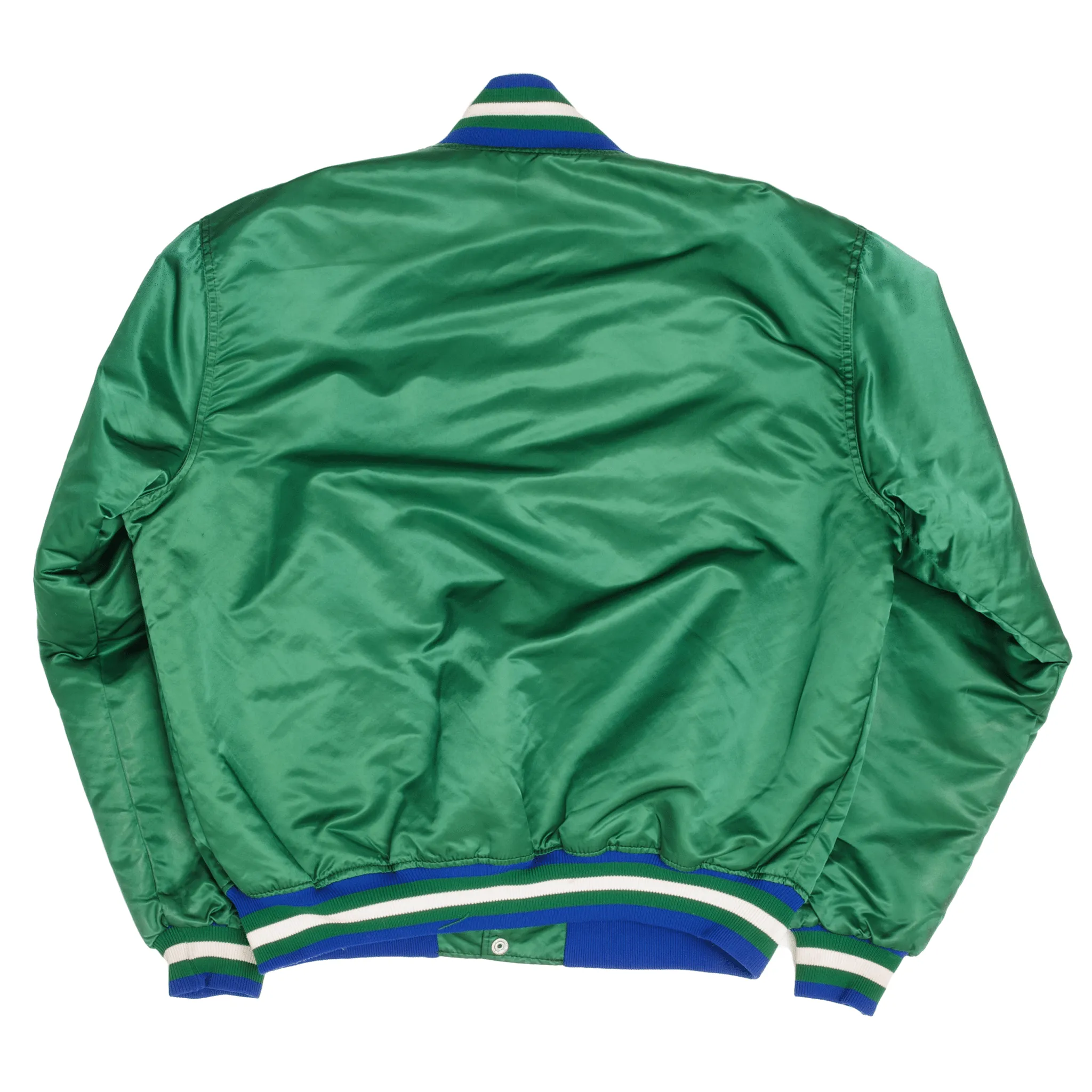 VINTAGE STARTER NBA DALLAS MAVERICKS SATEEN JACKET 1990S XL MADE USA
