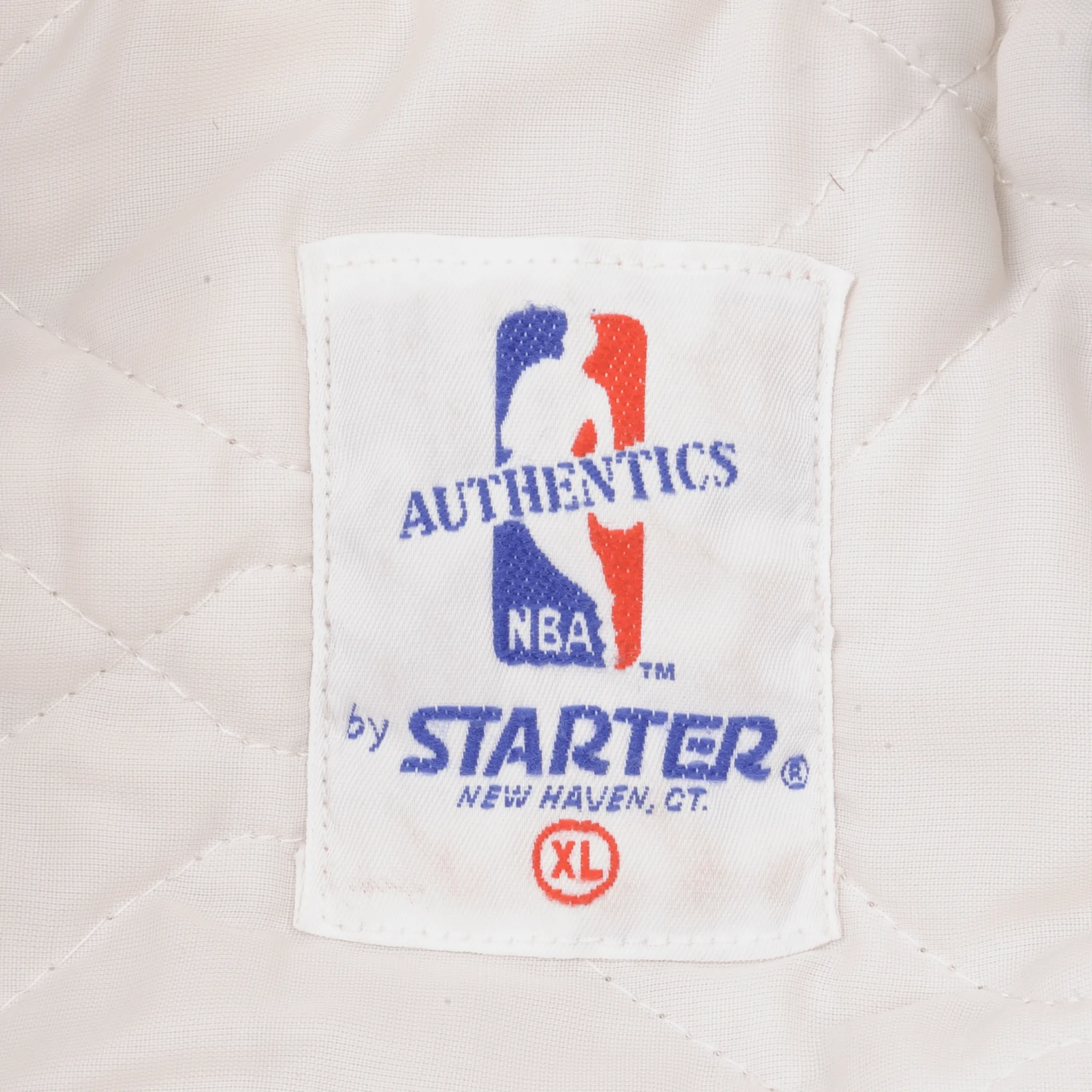 VINTAGE STARTER NBA DALLAS MAVERICKS SATEEN JACKET 1990S XL MADE USA