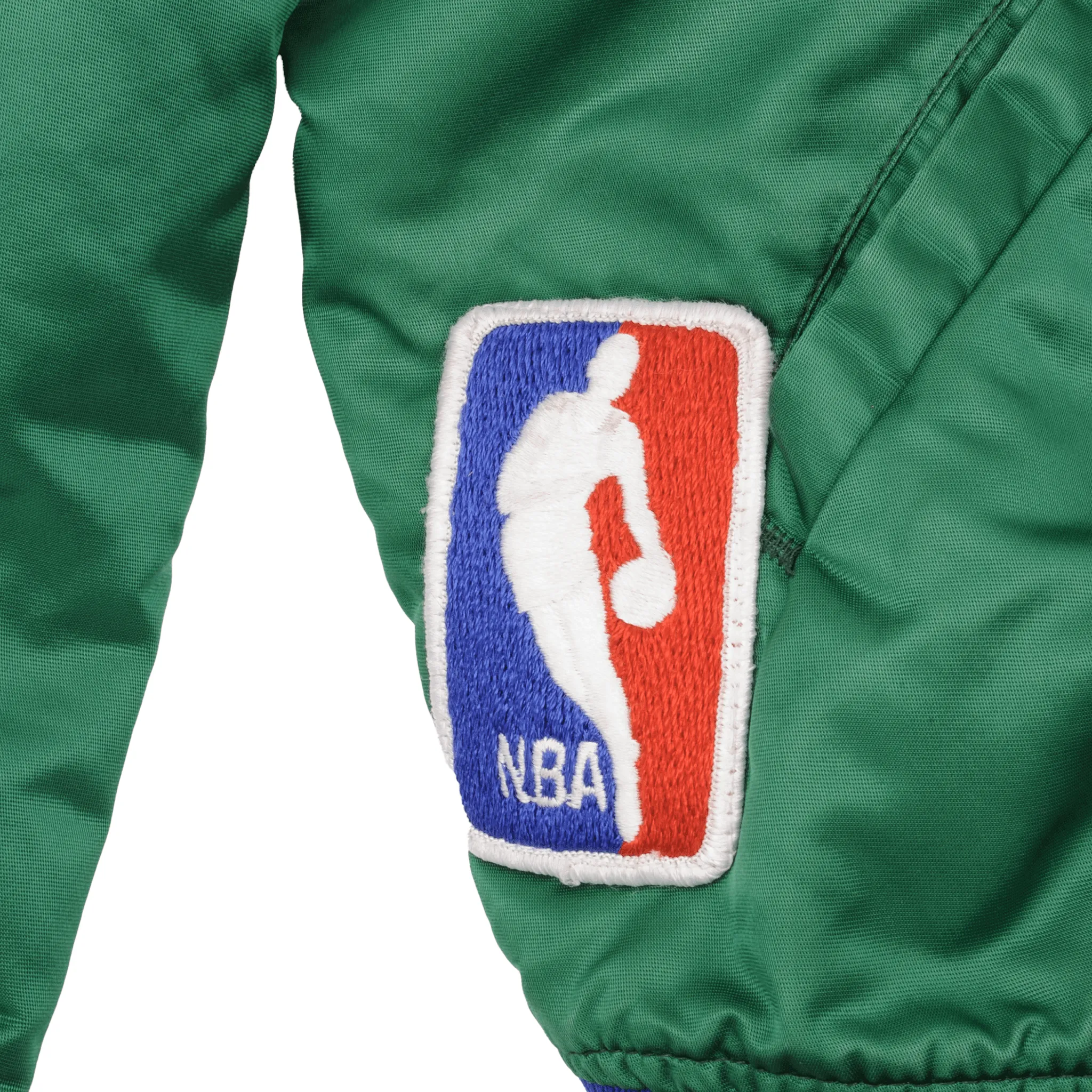 VINTAGE STARTER NBA DALLAS MAVERICKS SATEEN JACKET 1990S XL MADE USA