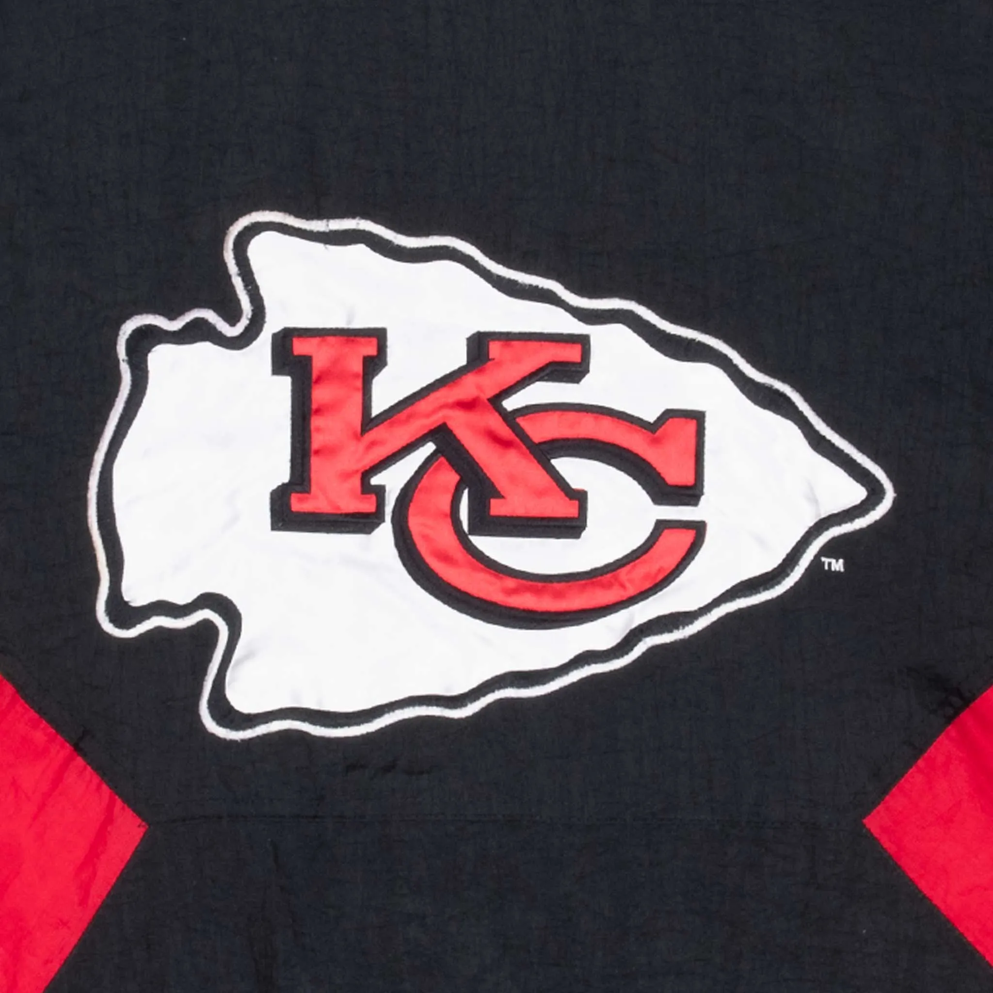 VINTAGE STARTER NFL KANSAS CITY CHIEFS PULLOVER JACKET 1990S XL