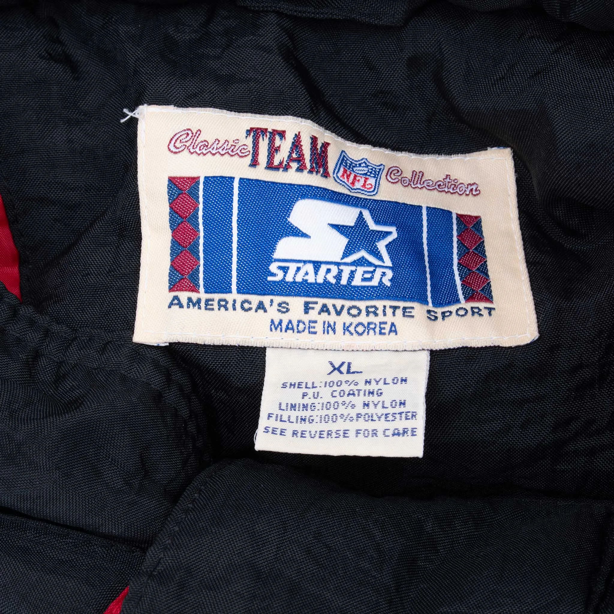 VINTAGE STARTER NFL KANSAS CITY CHIEFS PULLOVER JACKET 1990S XL