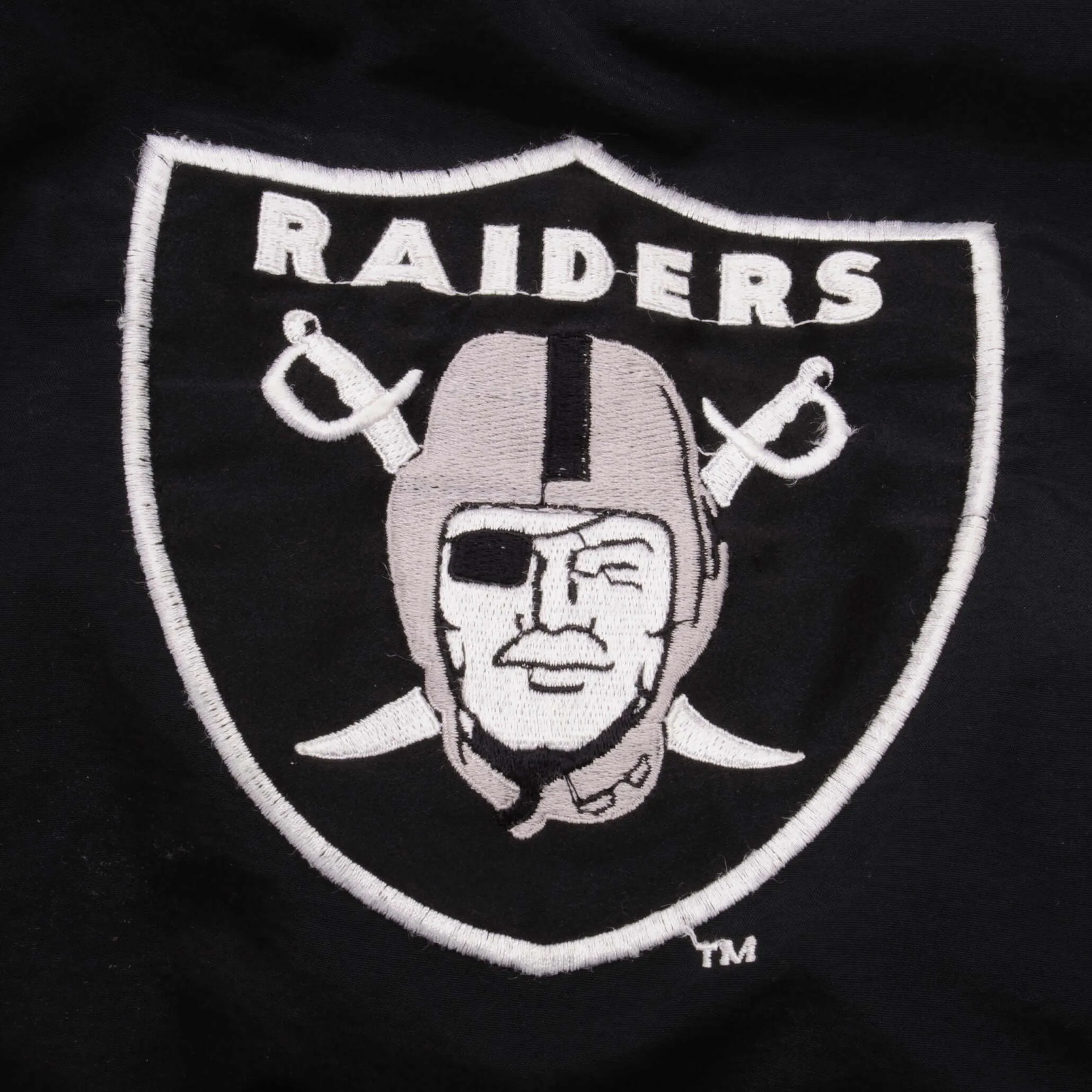 VINTAGE STARTER NFL RAIDERS PRO PLAYER JACKET 1990S SIZE XL MADE IN USA