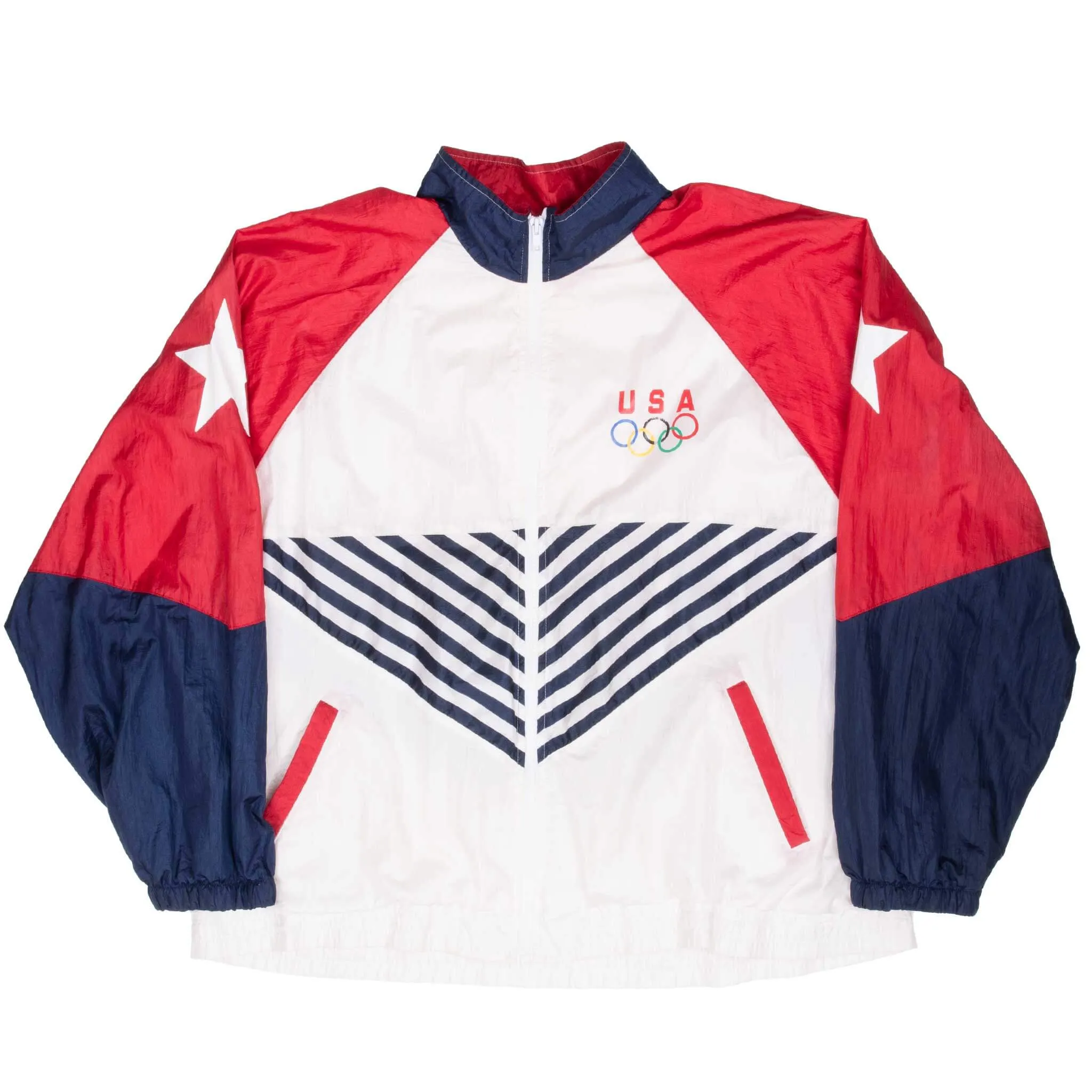 VINTAGE TEAM US OLYMPIC GAME 1990S WINDBREAKER JACKET LARGE