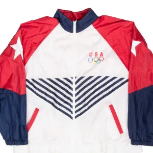 VINTAGE TEAM US OLYMPIC GAME 1990S WINDBREAKER JACKET LARGE