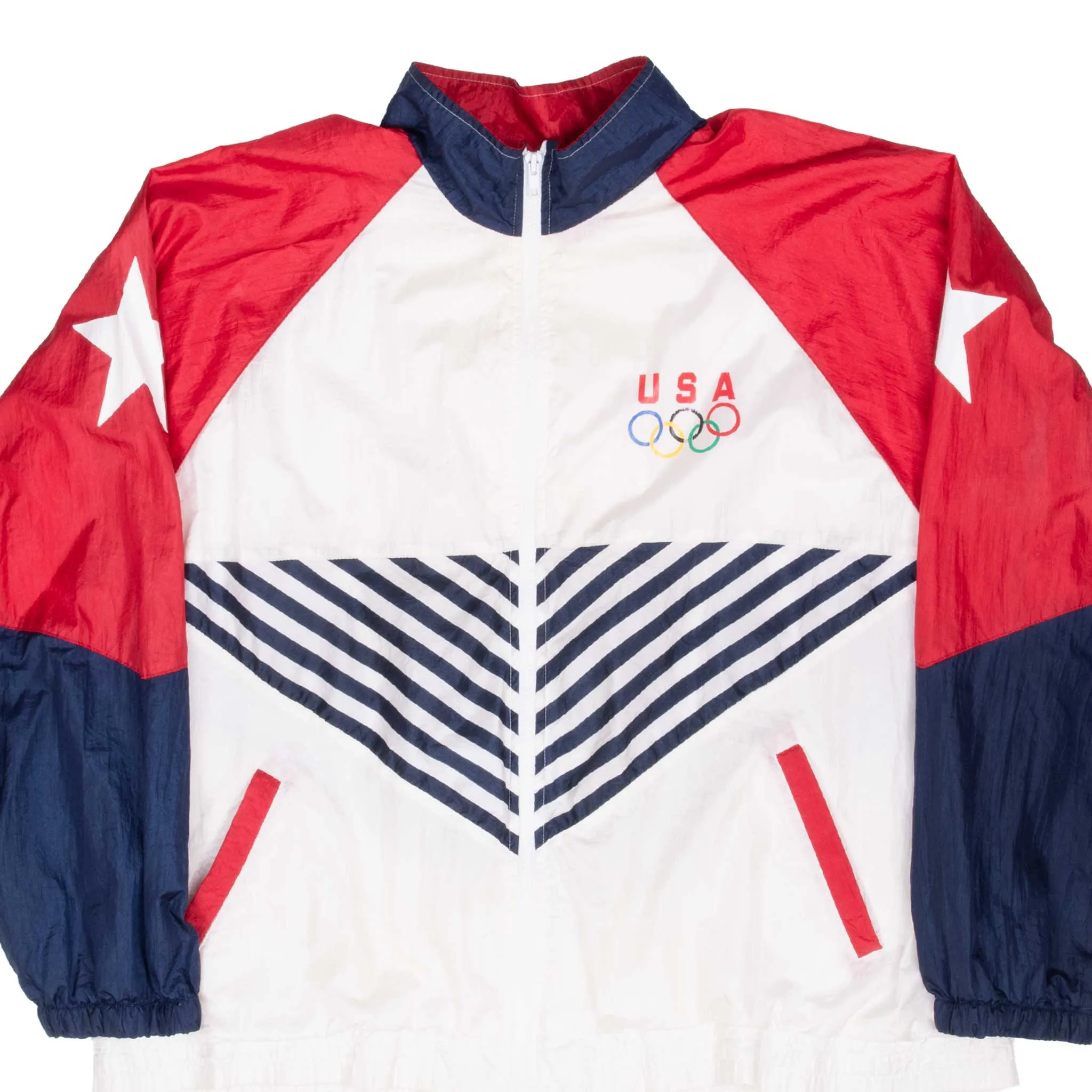 VINTAGE TEAM US OLYMPIC GAME 1990S WINDBREAKER JACKET LARGE