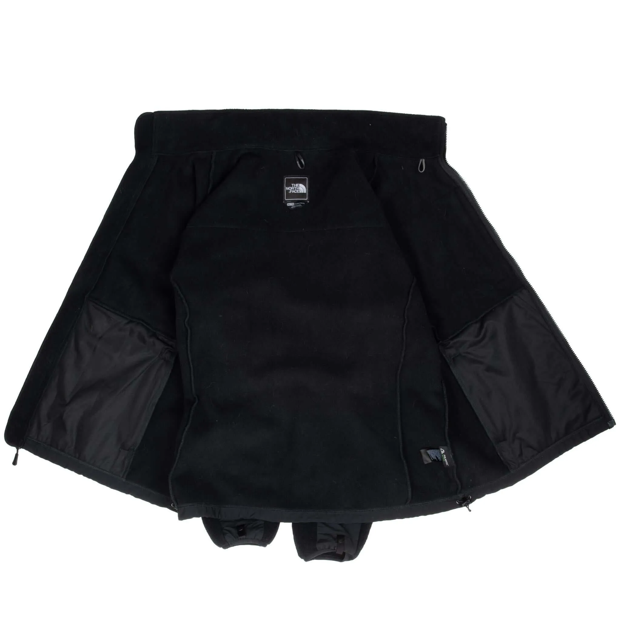 VINTAGE THE NORTH FACE POLARTEC DENALI BLACK FLEECE JACKET 2000S WOMEN 2XL