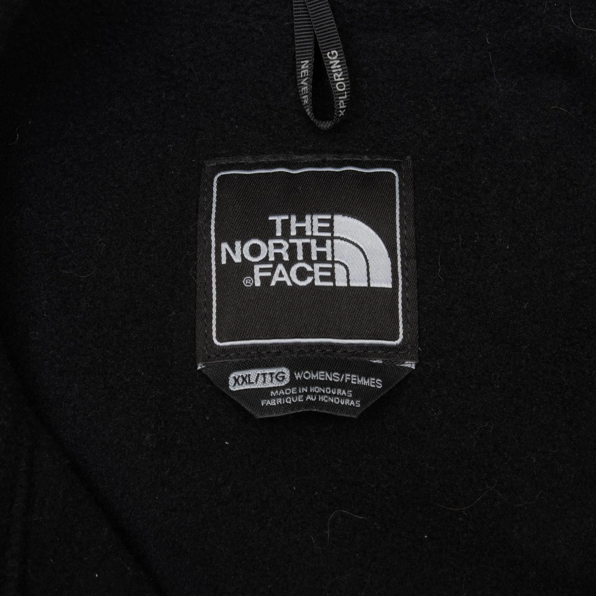 VINTAGE THE NORTH FACE POLARTEC DENALI BLACK FLEECE JACKET 2000S WOMEN 2XL