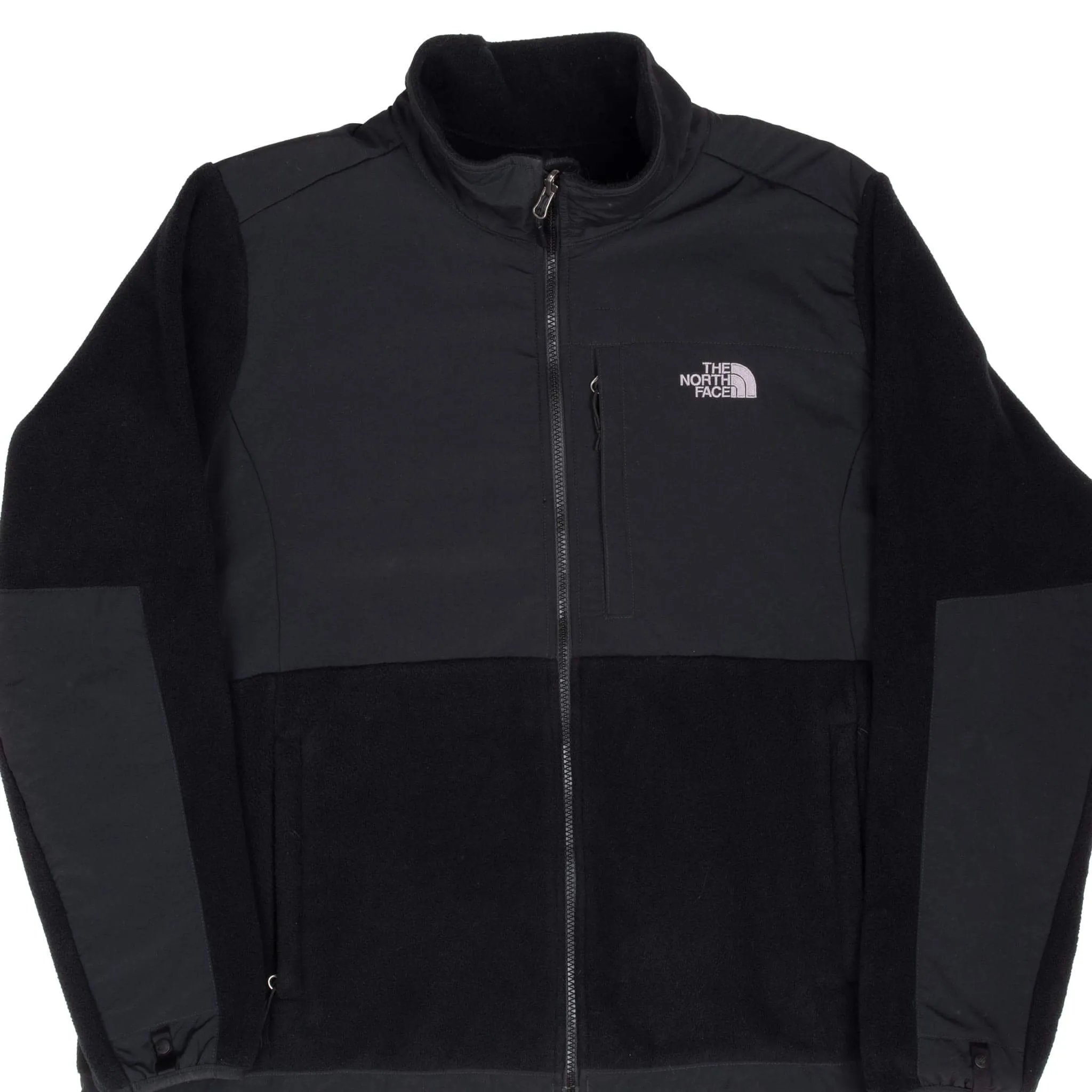 VINTAGE THE NORTH FACE POLARTEC DENALI BLACK FLEECE JACKET 2000S WOMEN 2XL