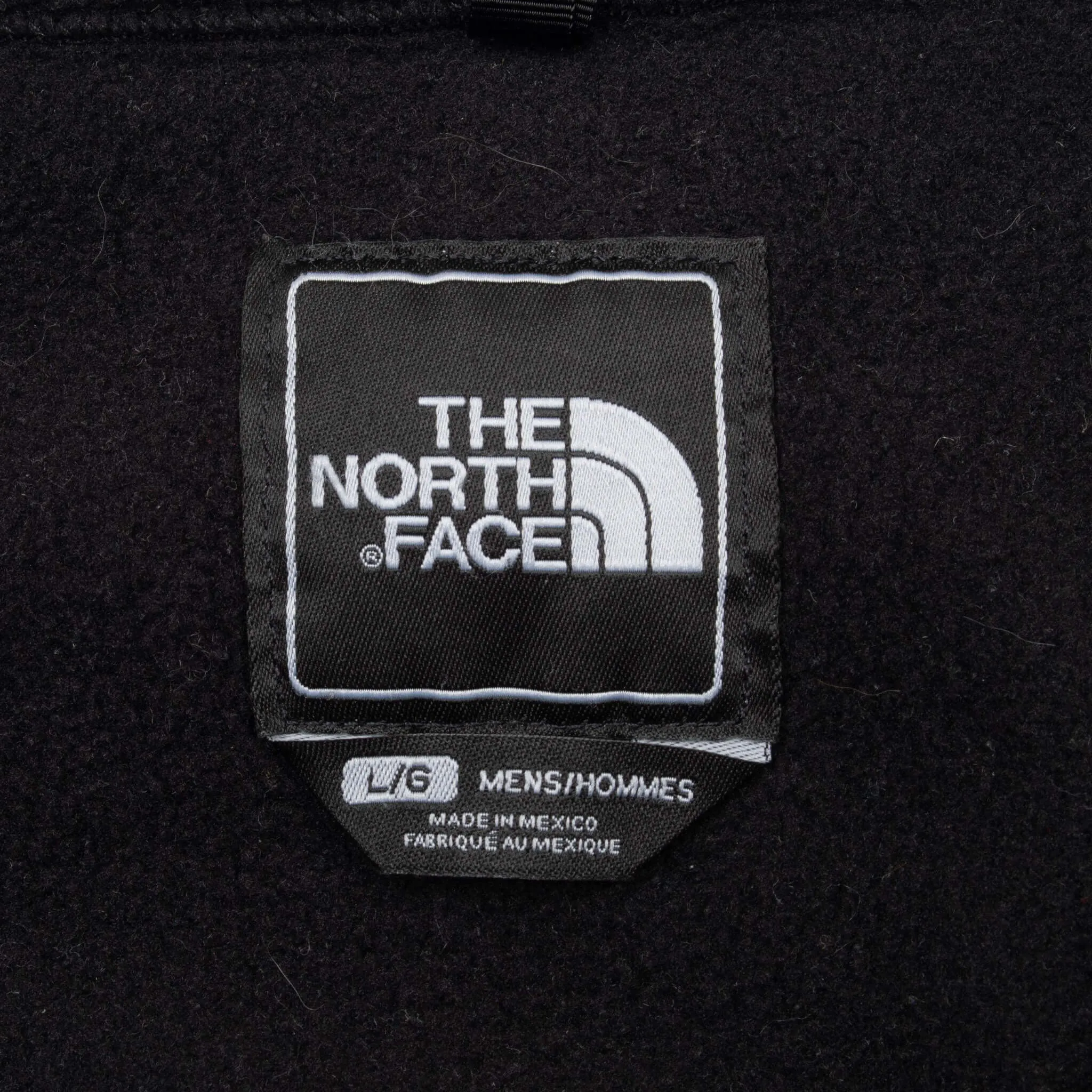 VINTAGE THE NORTH FACE POLARTEC DENALI BLACK FLEECE JACKET LARGE
