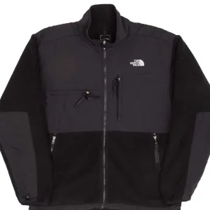 VINTAGE THE NORTH FACE POLARTEC DENALI BLACK FLEECE JACKET SIZE XL