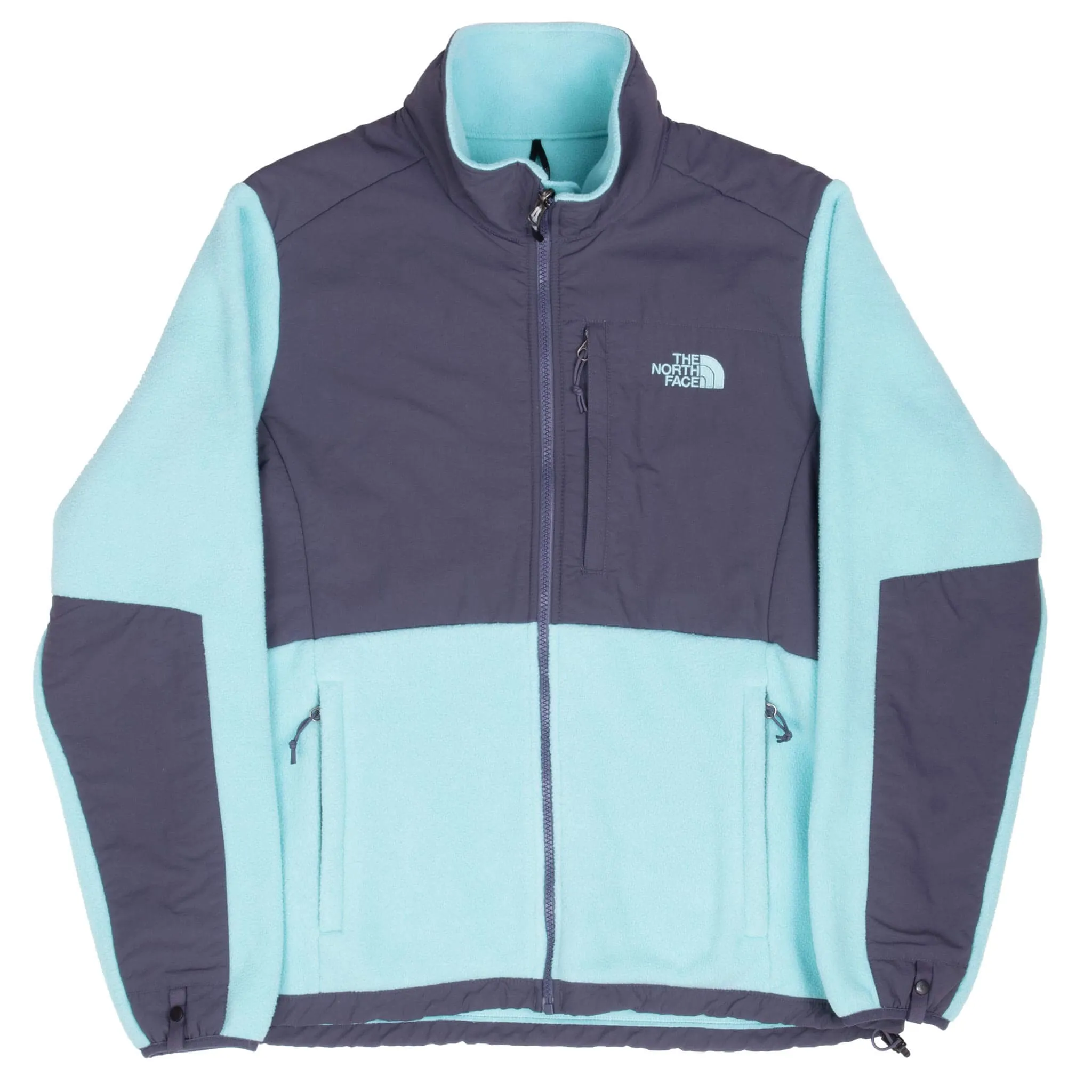 VINTAGE THE NORTH FACE POLARTEC DENALI CYAN FLEECE JACKET 2000S WOMEN LARGE