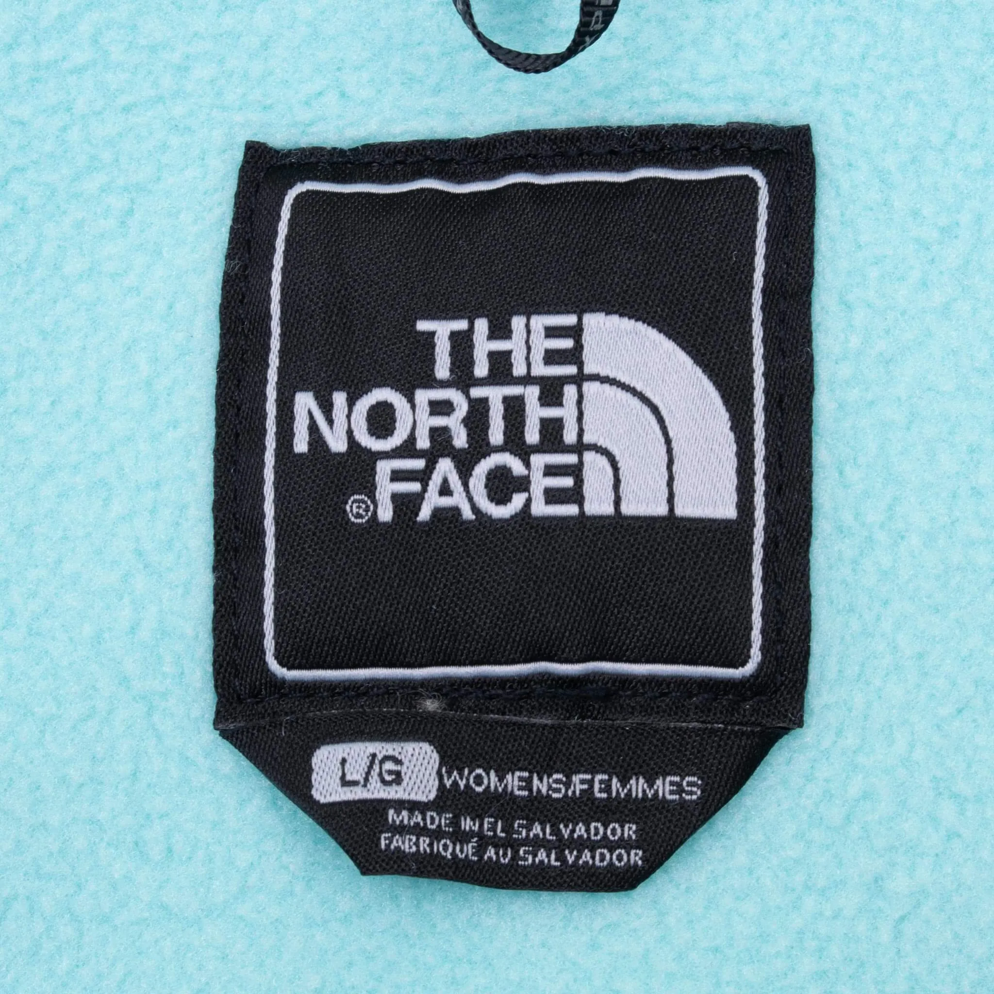 VINTAGE THE NORTH FACE POLARTEC DENALI CYAN FLEECE JACKET 2000S WOMEN LARGE
