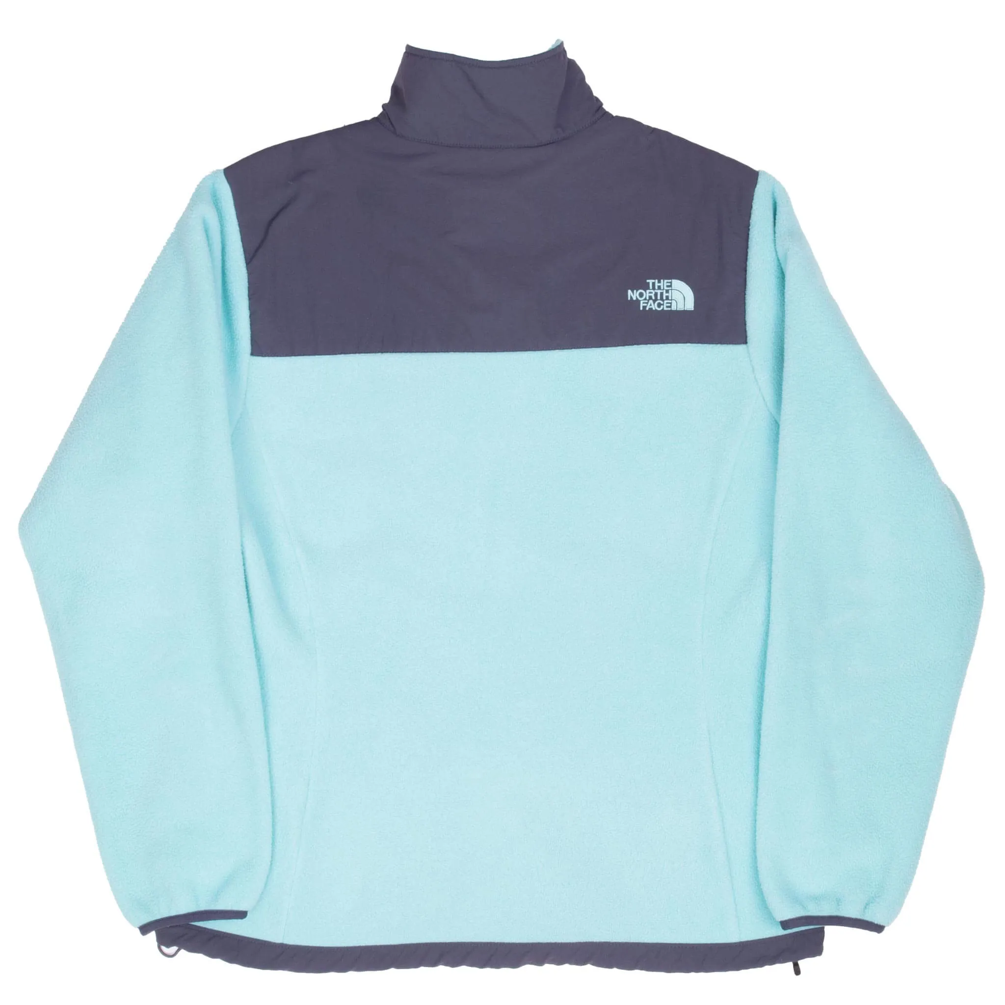 VINTAGE THE NORTH FACE POLARTEC DENALI CYAN FLEECE JACKET 2000S WOMEN LARGE